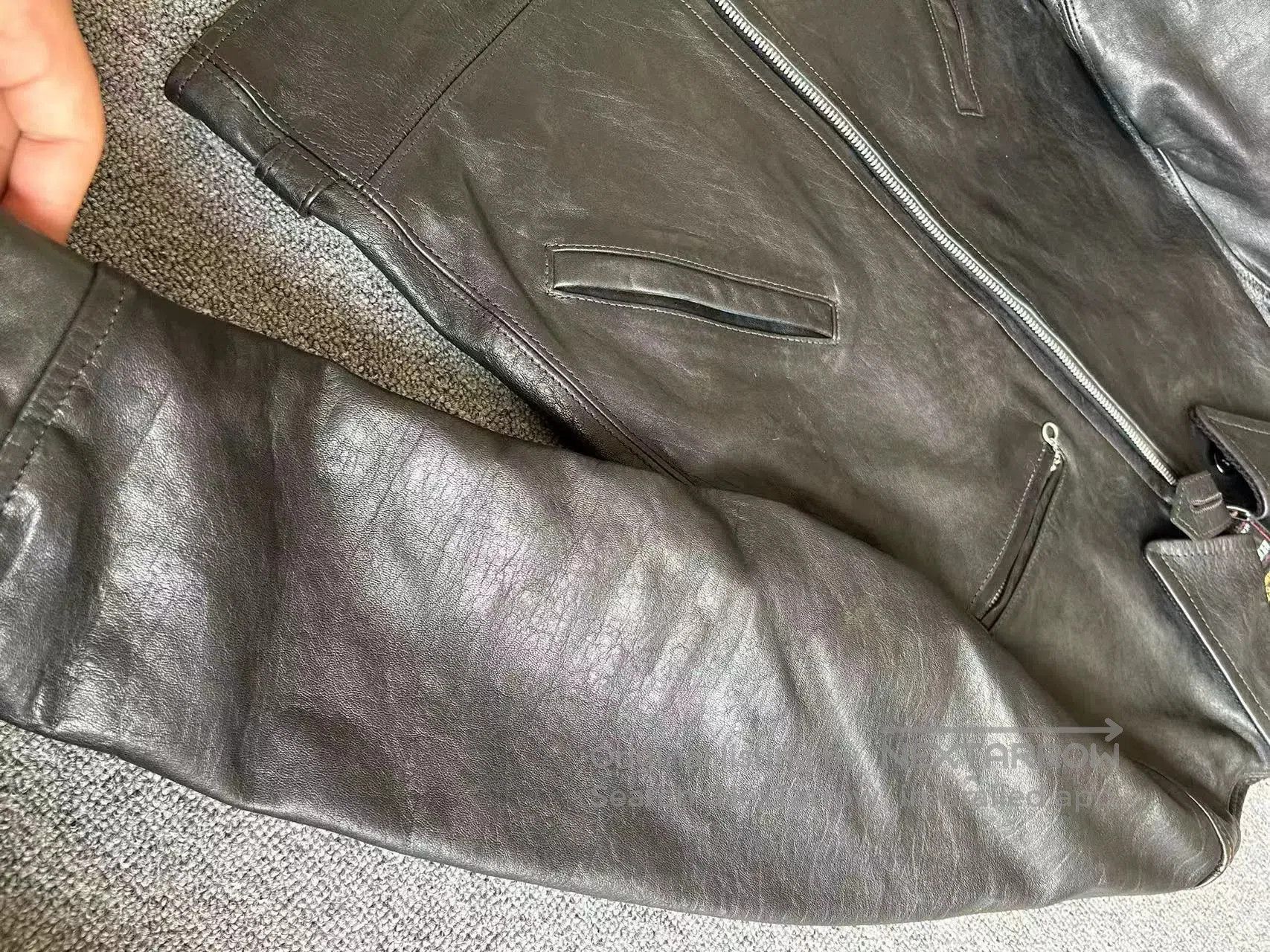 Japanese Brand Bill Kelso Custom Leather Jacket. Size US M / EU 48-50 / 2 - 5 Thumbnail