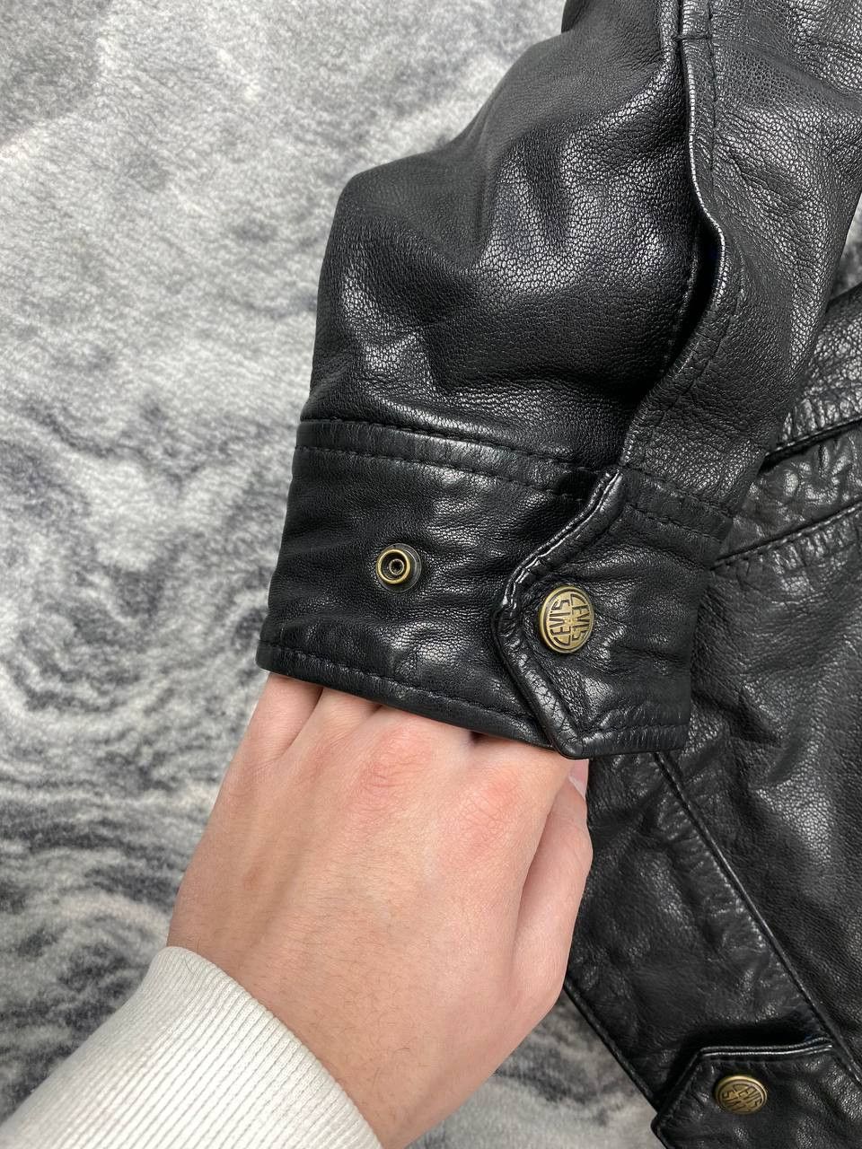 Levi's Vintage Levi's Leather Simple Jacket 00s Men Size S Black Size US S / EU 44-46 / 1 - 8 Thumbnail