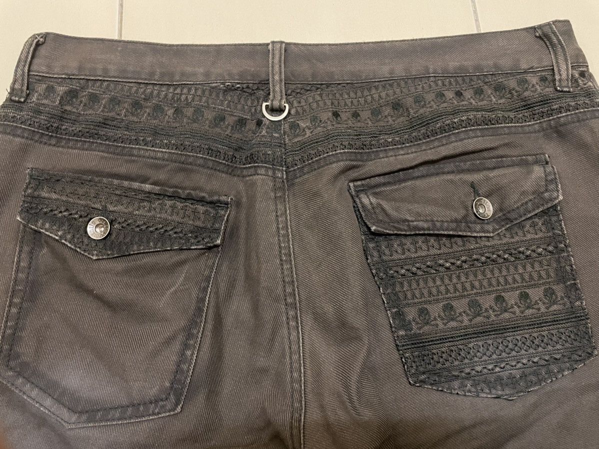 semanticdesign Semantic Design Cross & Skull Embroided Jeans Size US 35 - 7 Thumbnail