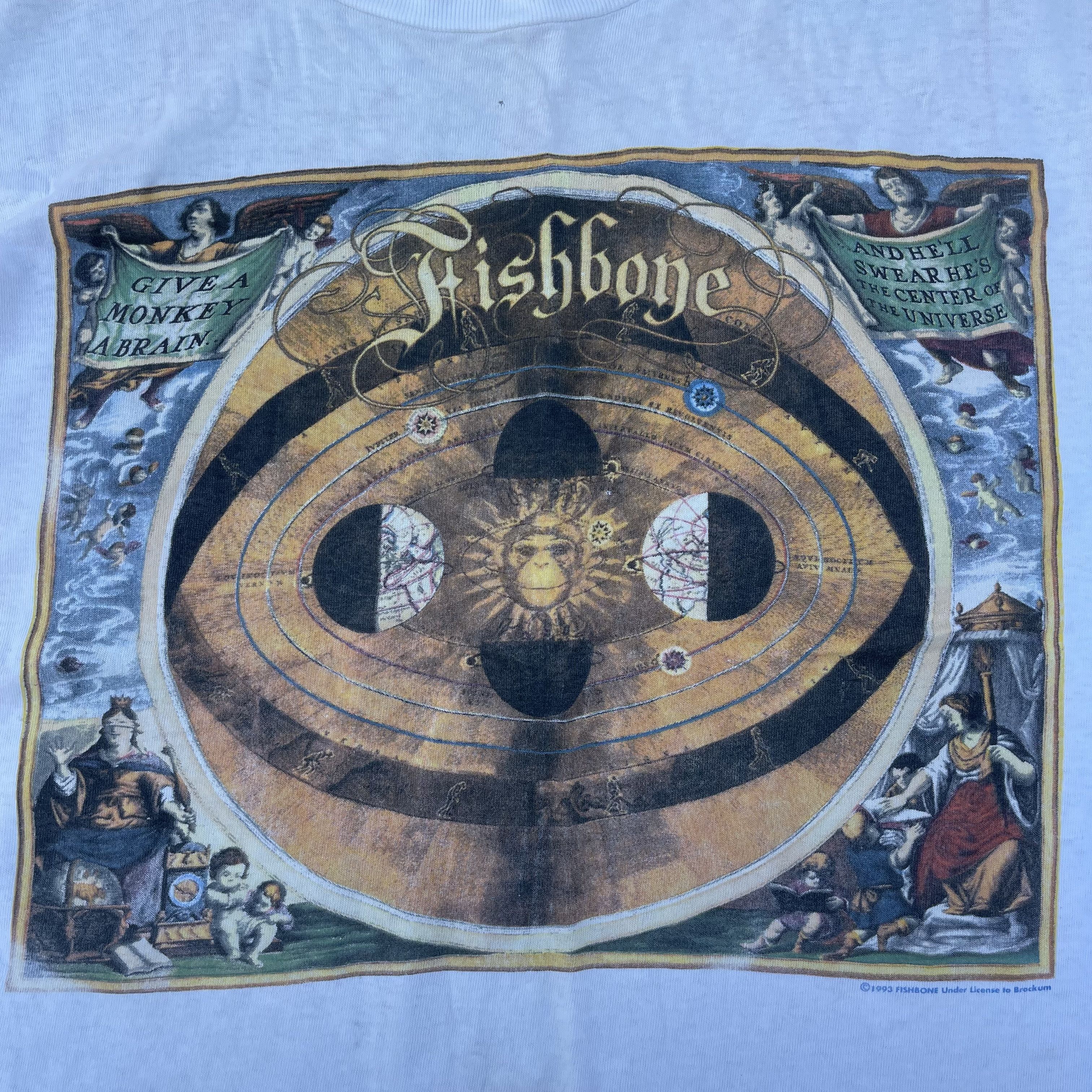 Band Tees × Brockum × Vintage Vintage 90s Fishbone “Stone Cold Nutmeg” Back Hit Brockum Size US L / EU 52-54 / 3 - 3 Thumbnail