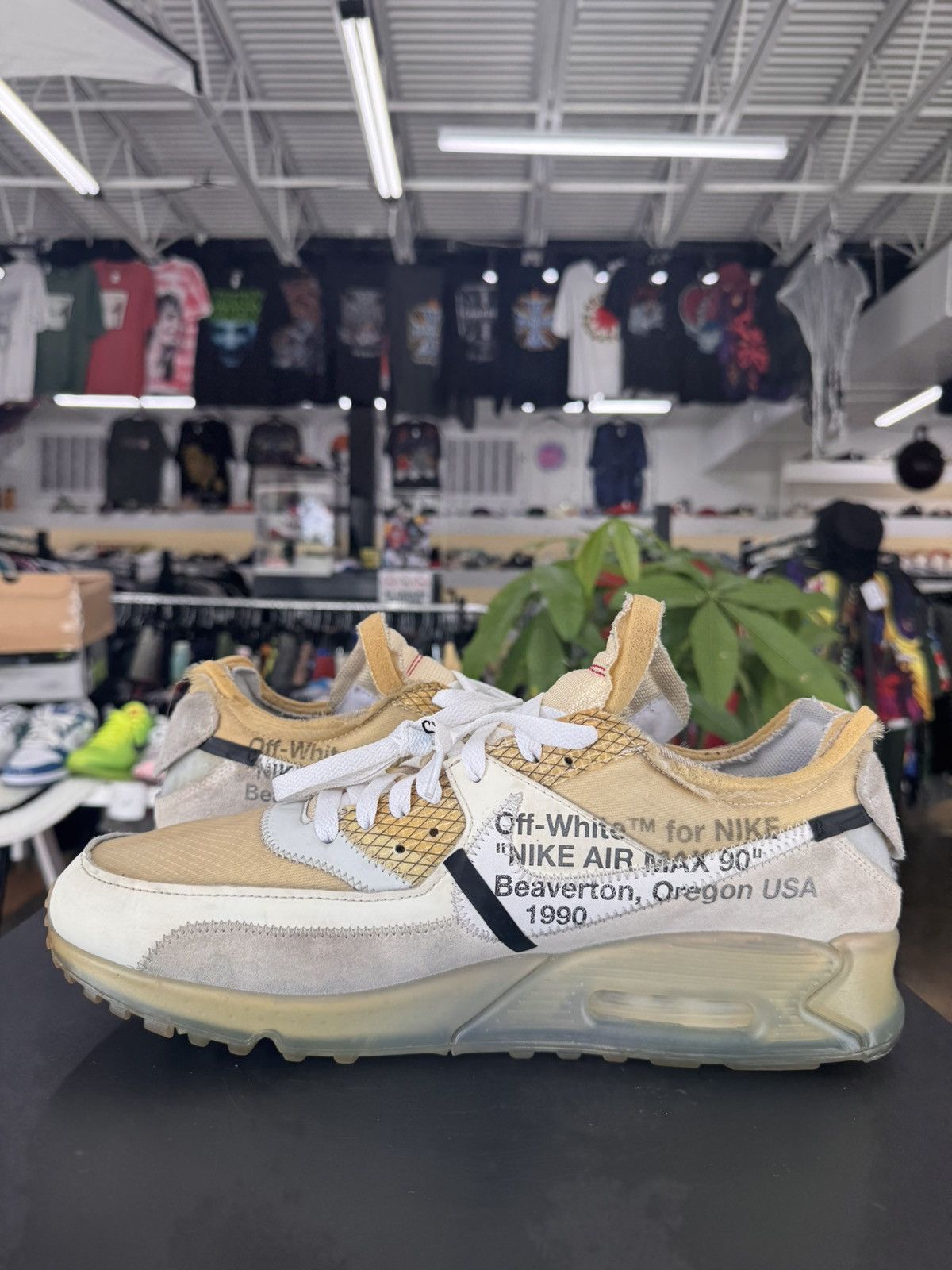 Nike × Off-White Nike Air Max 90 Off-White Size 13 (2017) Size US 13 / EU 46 - 4 Thumbnail