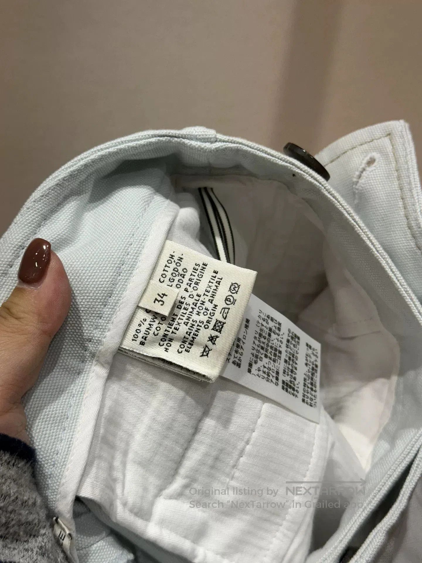 Hermes Hermès White Women's Casual Pants. Size US 34 / EU 50 - 4 Thumbnail