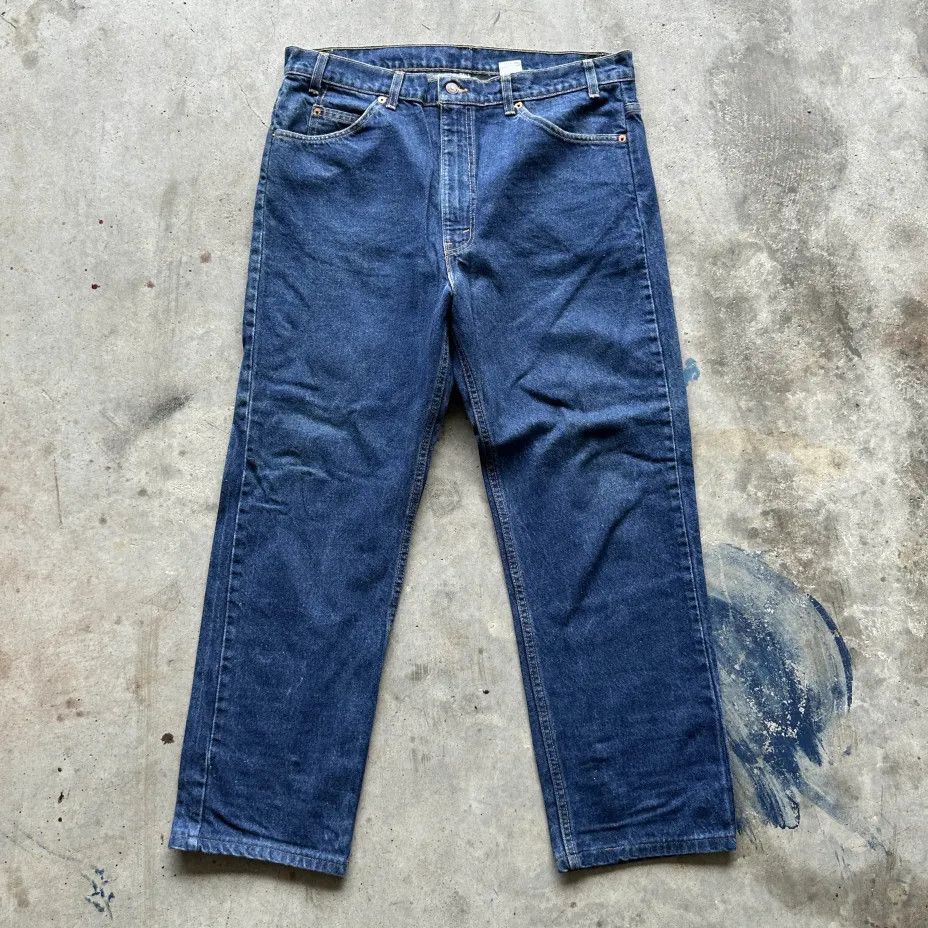 Levi's Vintage Levi's 505 Orange Tab Denim Jeans Size 37x28 Size US 37 - 4 Thumbnail