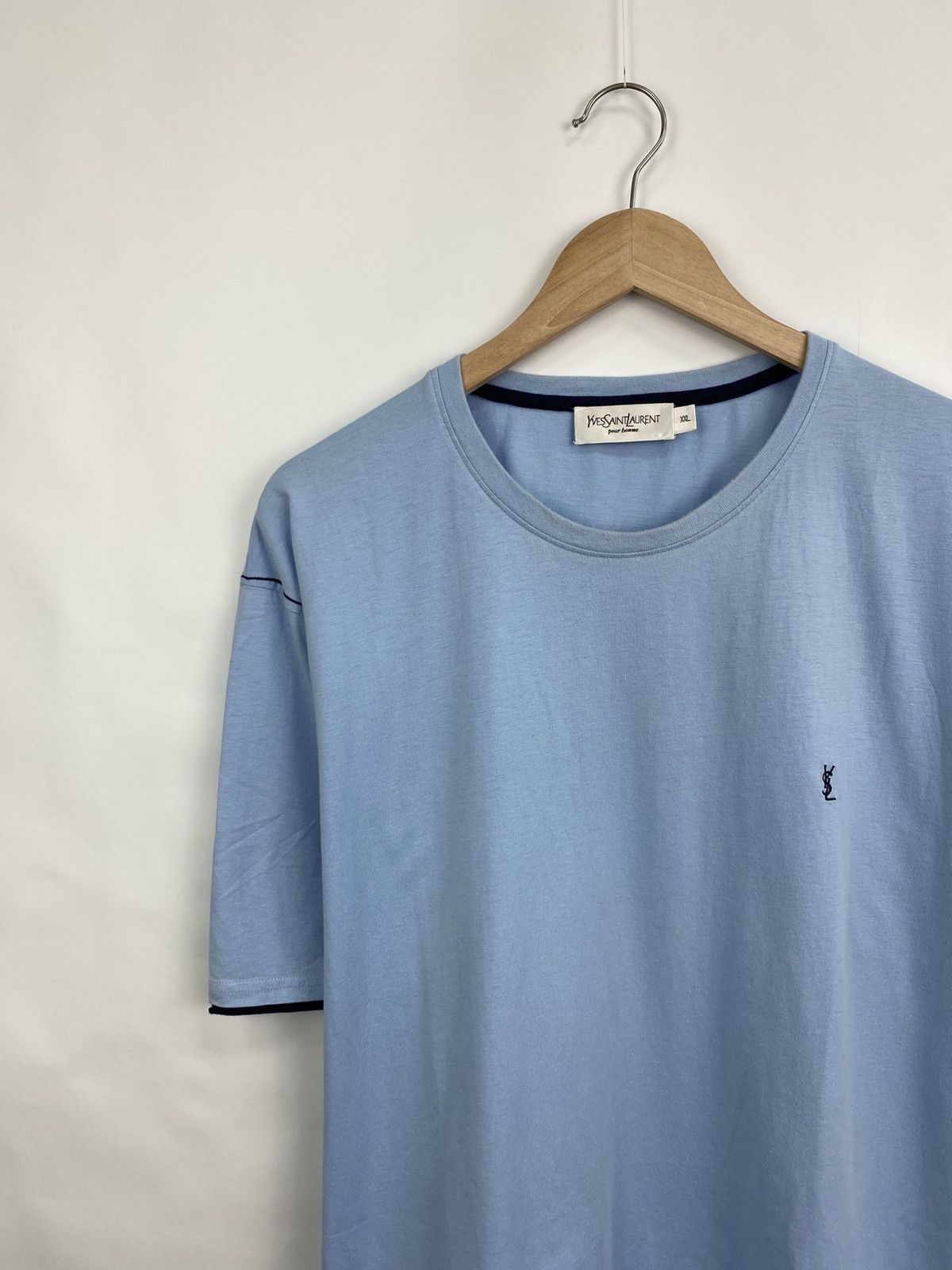 Vintage × Yves Saint Laurent Vintage 90s Yves Saint Laurent YSL t-shirt rare retro Y2K Size US XL / EU 56 / 4 - 2 Thumbnail