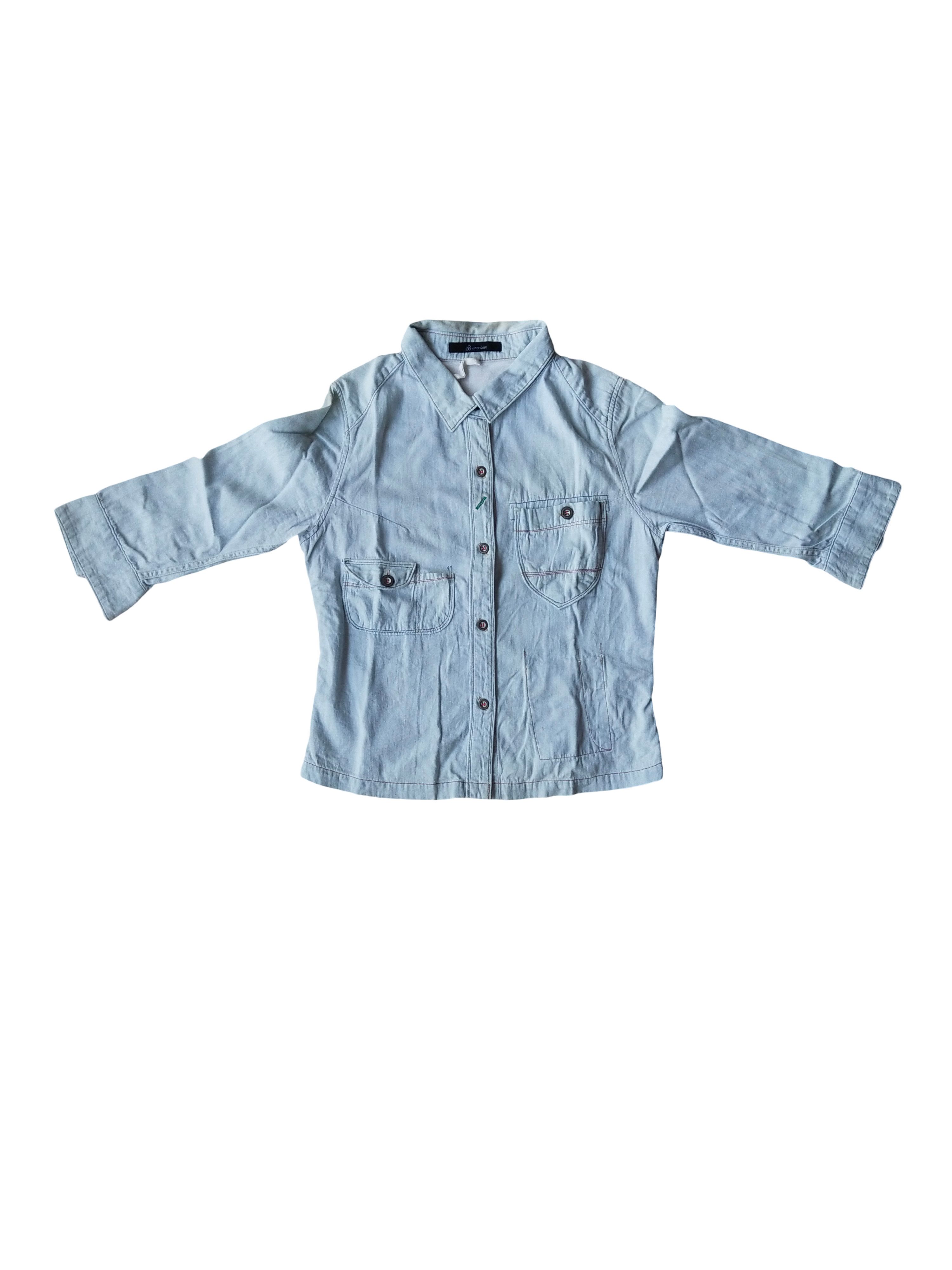 Johnbull Johnbull Japan Faded Workwear Denim Shirt Woman Size S / US 4 / IT 40 - 4 Thumbnail