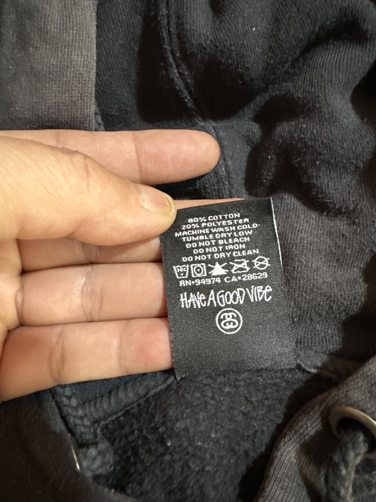 Stussy Vintage Stussy Rappers Hoodie Sun Faded Size US L / EU 52-54 / 3 - 9 Thumbnail