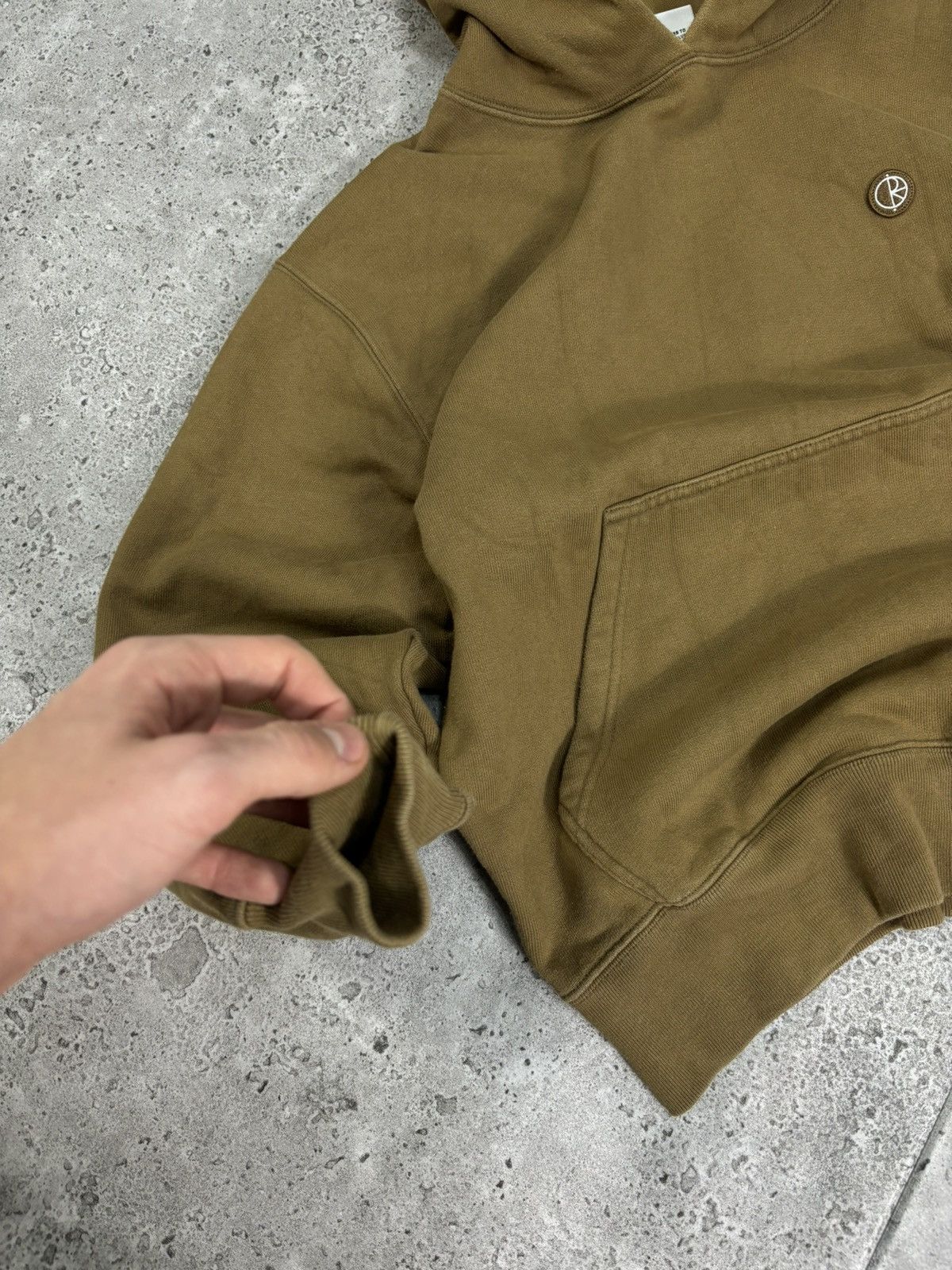 Polar Skate Co. × Vintage Boxy Polar Skate Hoodie Brown Patch Y2K Pinterest Size US S / EU 44-46 / 1 - 6 Thumbnail