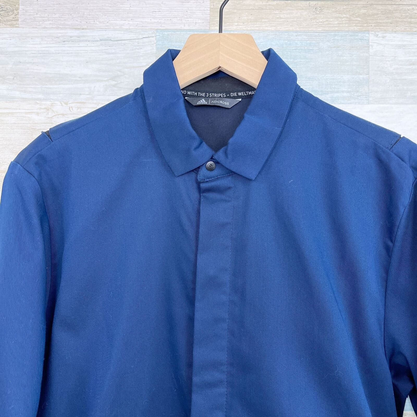 Adidas Adidas Golf AdiX Adicross Shacket Blue Shirt Jacket Mens S Size US S / EU 44-46 / 1 - 2 Thumbnail