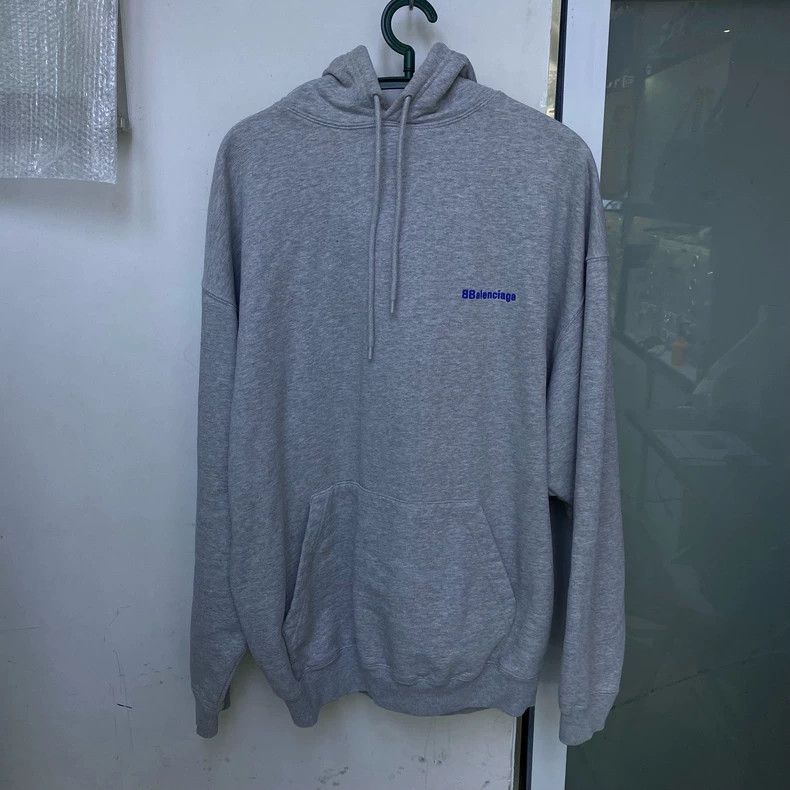 Balenciaga Logo Cotton Hoodie - dmc