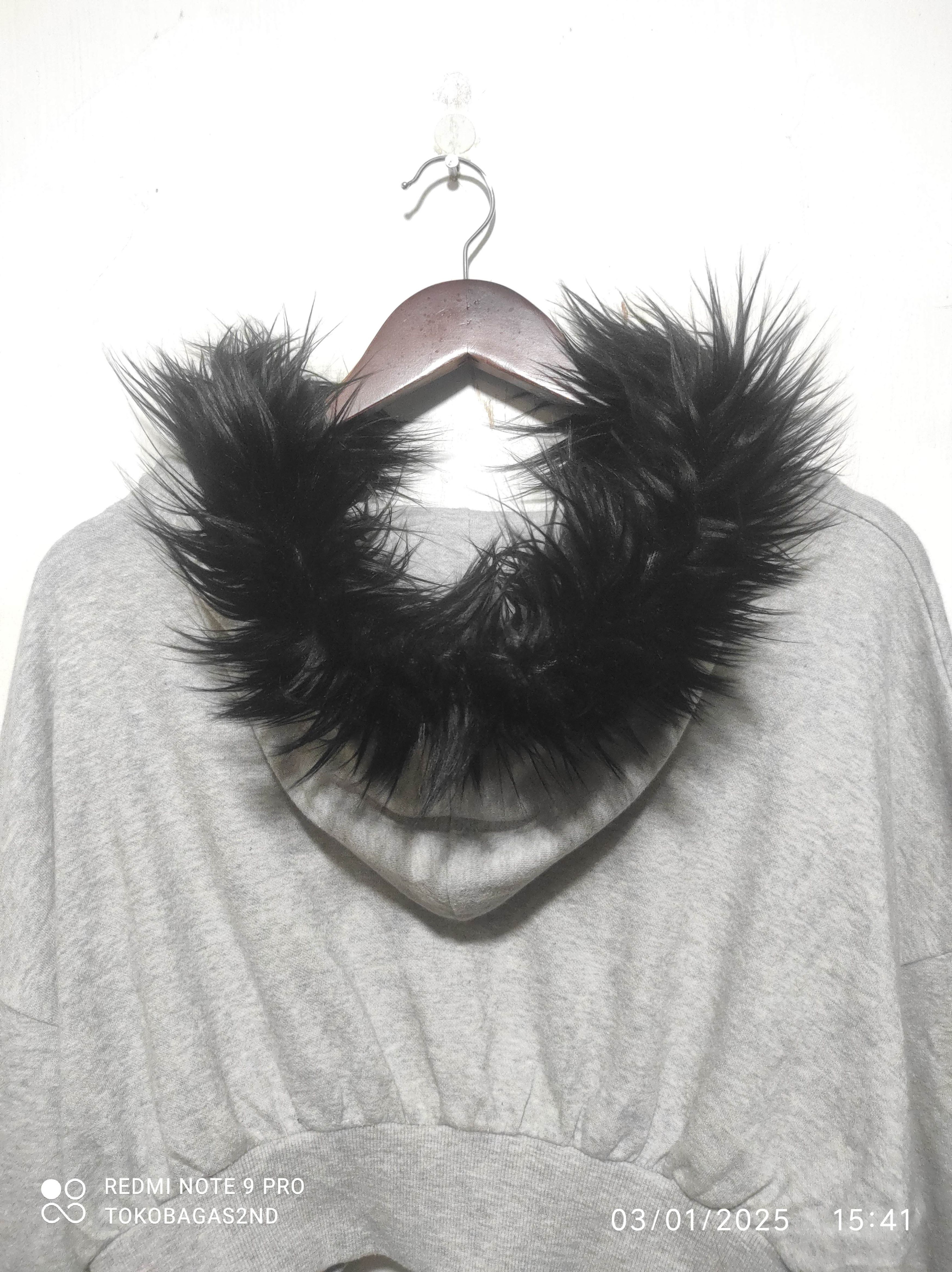 Hysteric Glamour The Moon Crop Zip Fur Hoodie IfSixWasNine LGB style Size M / US 6-8 / IT 42-44 - 10 Thumbnail
