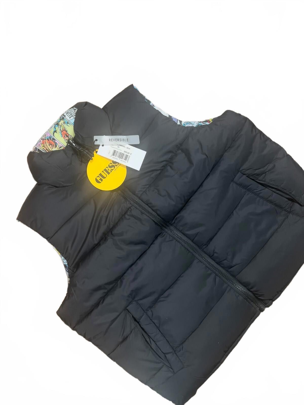 Guess 💥 Guess Originals x Batman Reversible Black Puffer Vest XS Size US XS / EU 42 / 0 - 6 Thumbnail