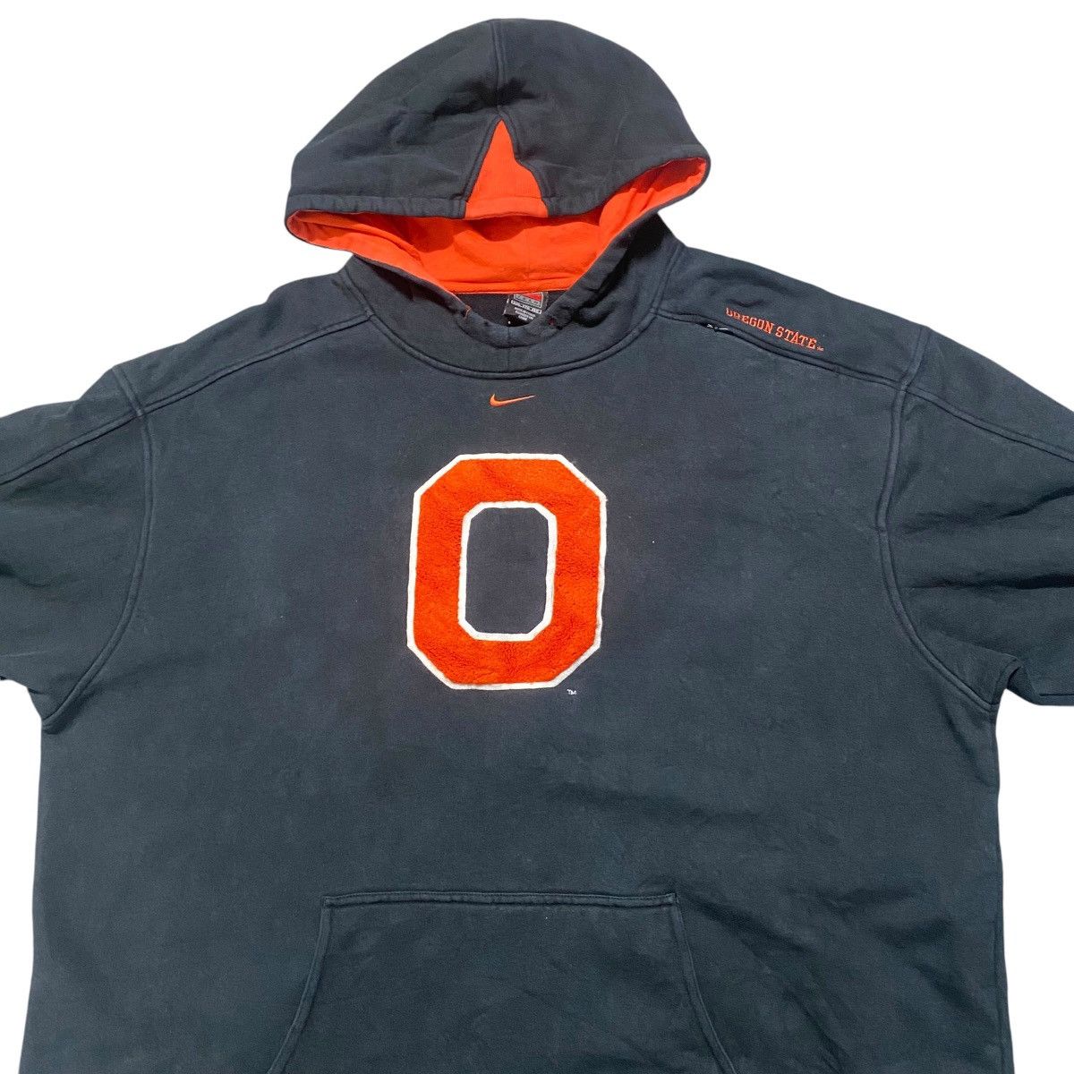 Vintage Vintage Nike Center Swoosh Oregon State Hoodie Size US XXL / EU 58 / 5 - 3 Thumbnail