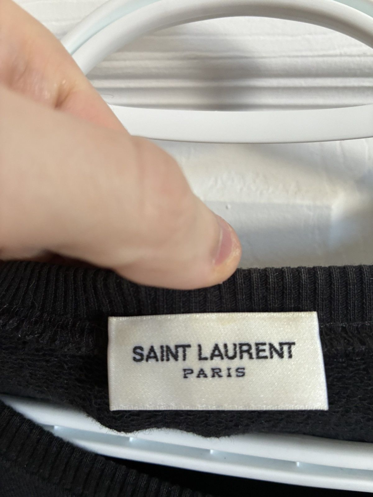 Saint Laurent Paris Saint Laurent Rhinestones Logo Sweater Size US M / EU 48-50 / 2 - 4 Thumbnail