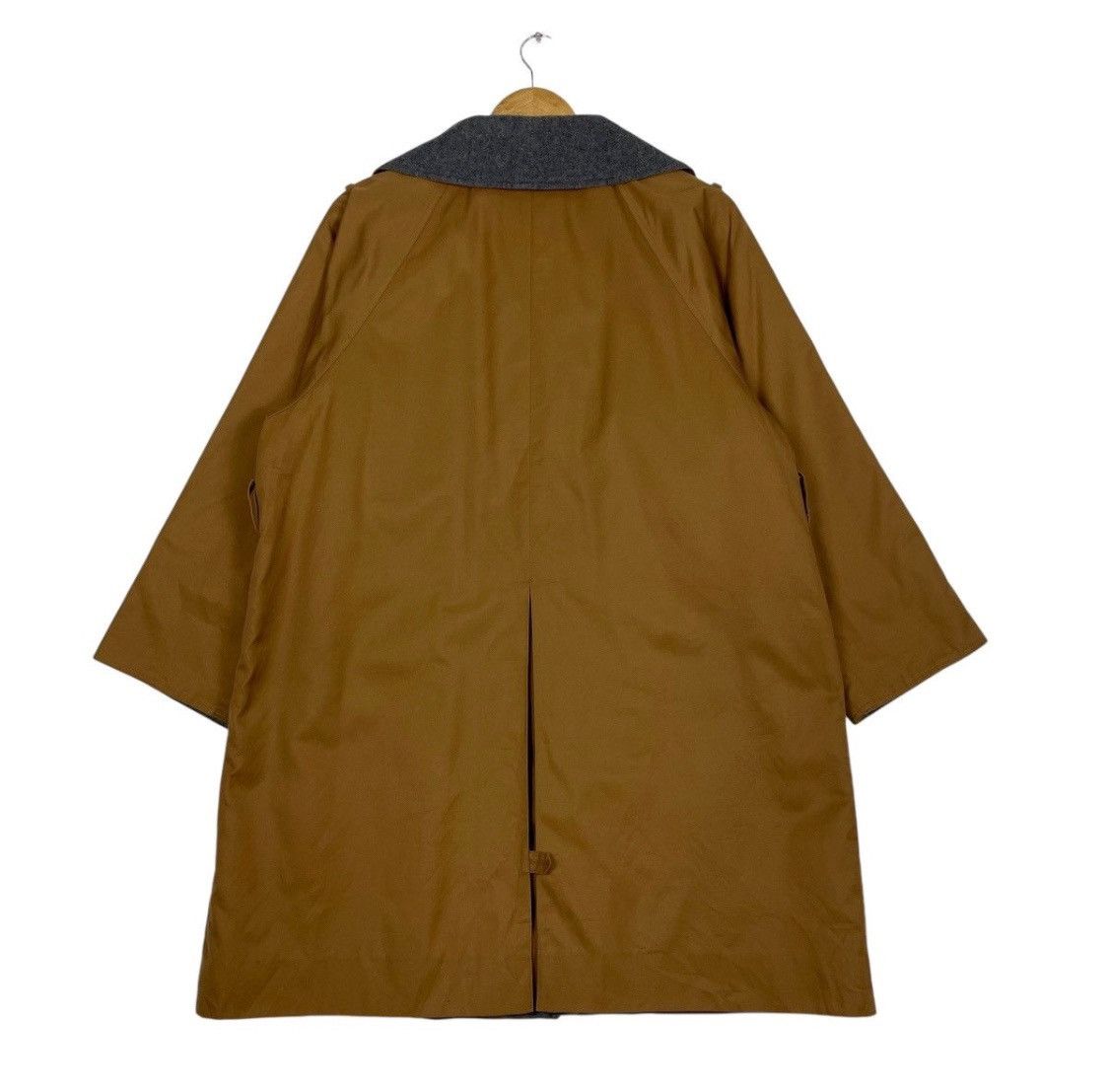 Designer × Japanese Brand × Vintage 💥RAMOSPORT RICH BROWN PARKA SHAWL COLLAR JACKET Size US L / EU 52-54 / 3 - 12 Thumbnail