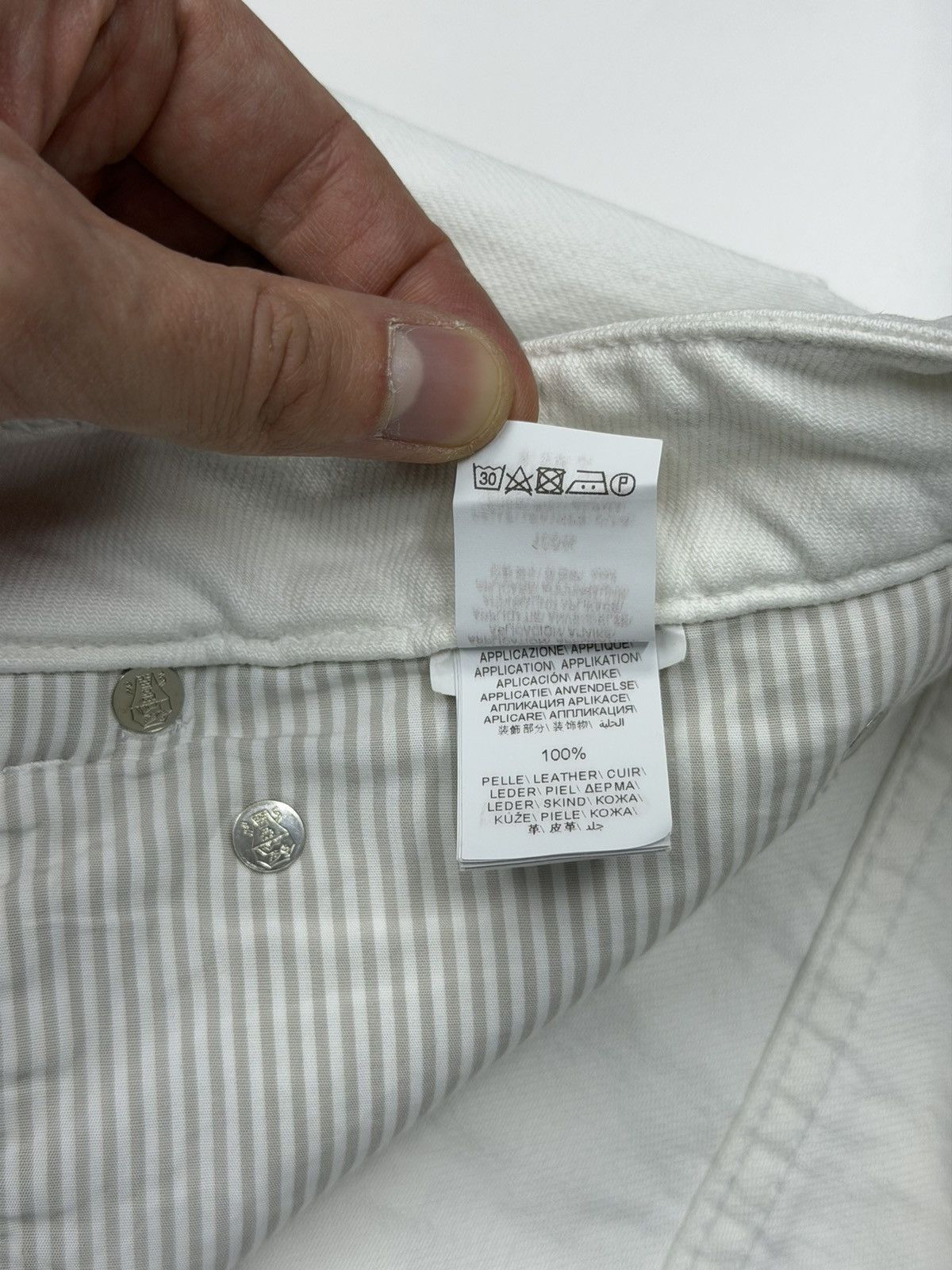 Brunello Cucinelli Vintage Brunello Cucinelli Jeans Distressed Ripped Italy Size US 33 - 11 Thumbnail