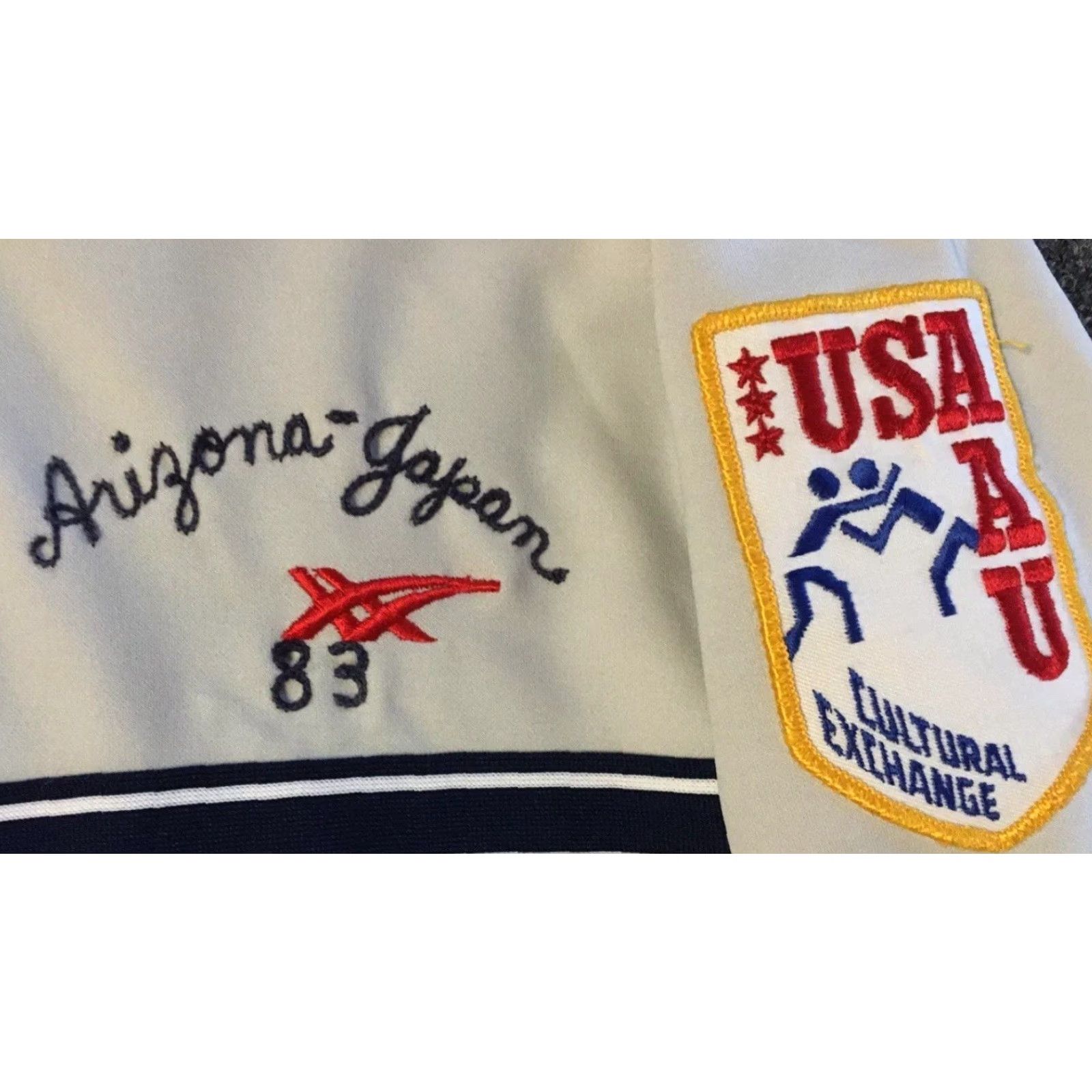 Asics VINTAGE ASICS Tiger Arizona Japan AAU Team USA Track Jacket S Mens Gray Size US S / EU 44-46 / 1 - 3 Thumbnail