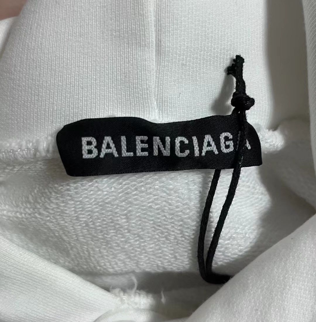 Balenciaga Balenciaga White Coke Hoodie 2501-Nextarrow Size US M / EU 48-50 / 2 - 5 Thumbnail