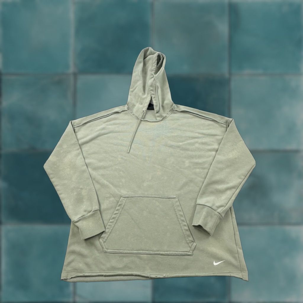 Nike Nike Hoodie Sweatshirt Womens M Green Just Do It Female Sign Pullover Long Sleeve Activewear Size M / US 6-8 / IT 42-44 - 1 Thumbnail