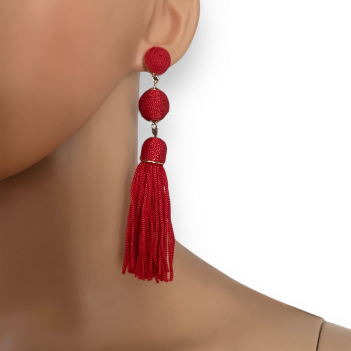 Other Sugar fix by BaubleBar red tassel earrings Size ONE SIZE - 3 Thumbnail