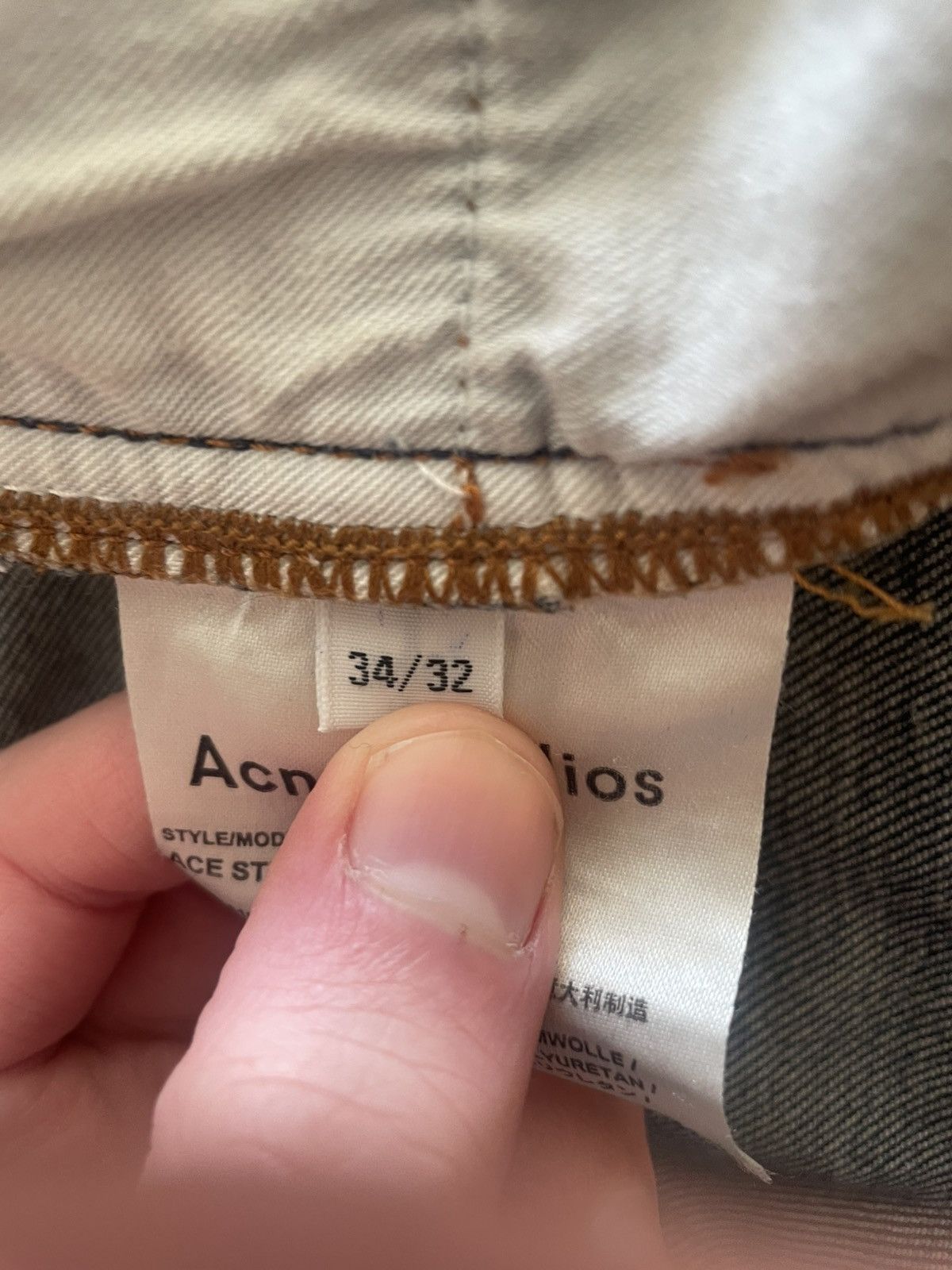 Acne Studios Acne Studios Ace Str Vintage Denim Jean Size US 34 / EU 50 - 5 Thumbnail