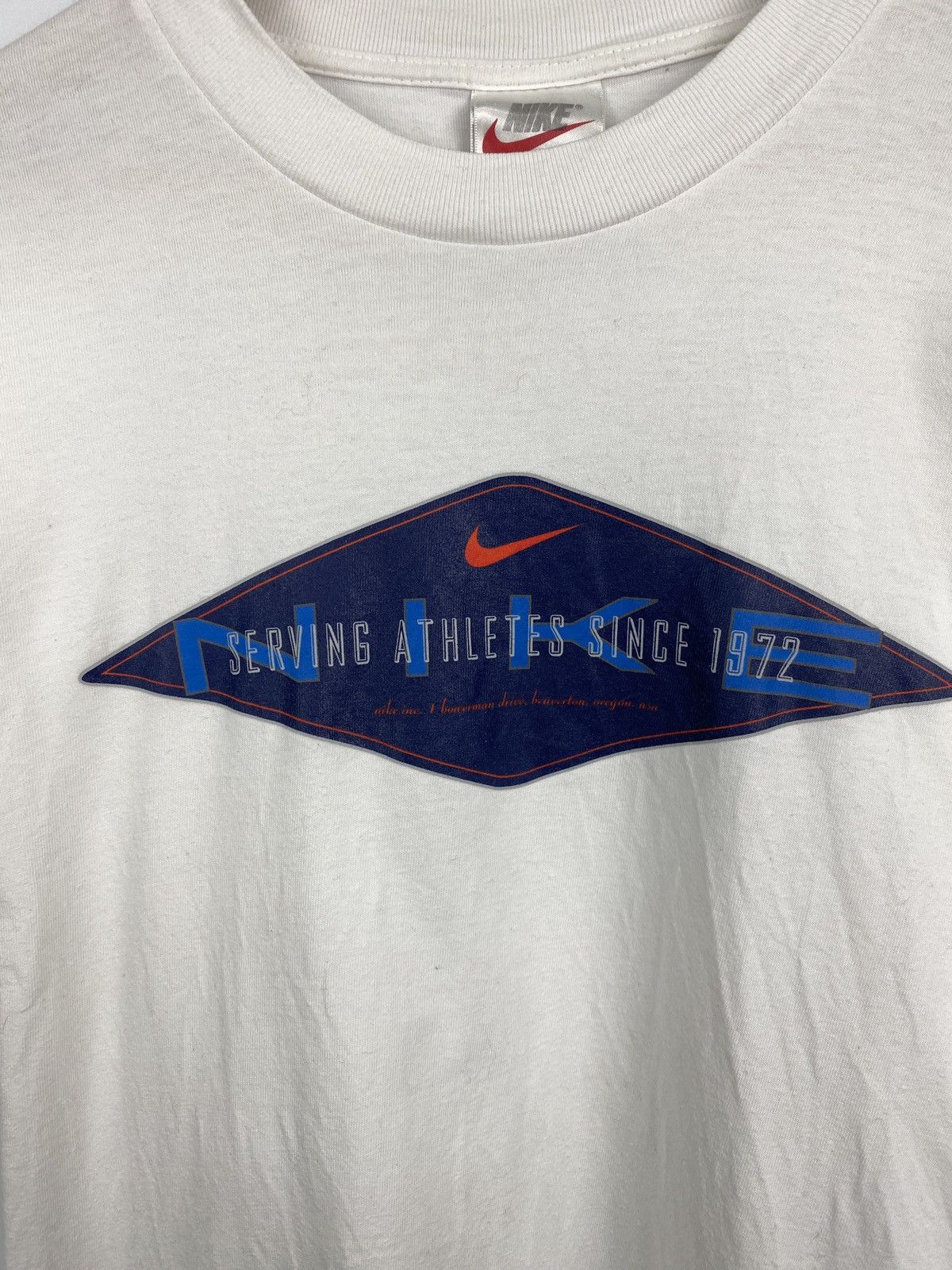 Nike 🇺🇸 Vintage 90s Nike Athletes Rare T-Shirt Y2K Retro Hype Size US M / EU 48-50 / 2 - 4 Thumbnail
