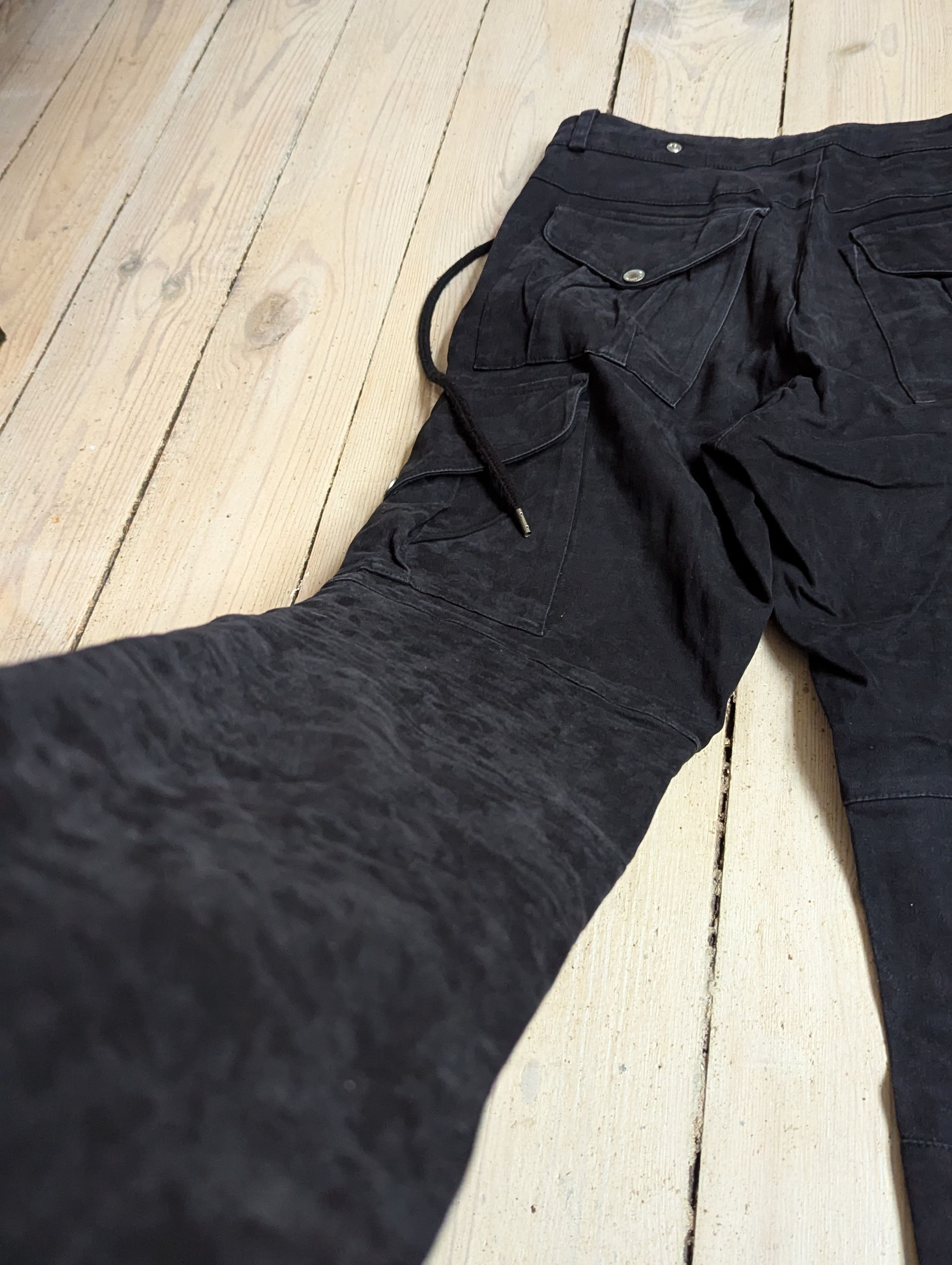 Asger Juel Larsen Asger Juel Larsen Black Camo Trousers Size US 30 / EU 46 - 3 Thumbnail