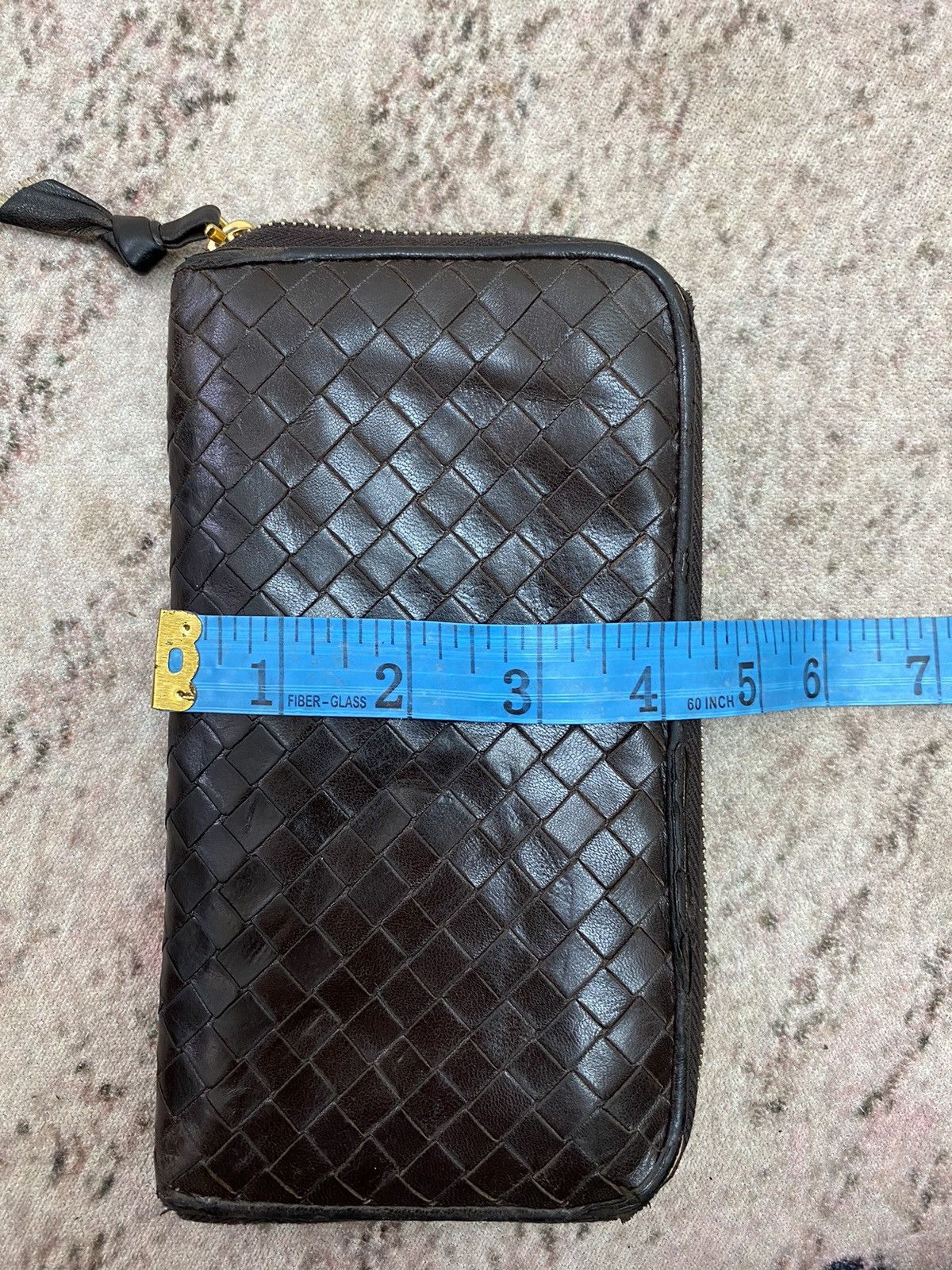 Bottega Veneta Bottega Veneta Long Purse Wallet Purse Leather Dark Brown Size ONE SIZE - 15 Thumbnail