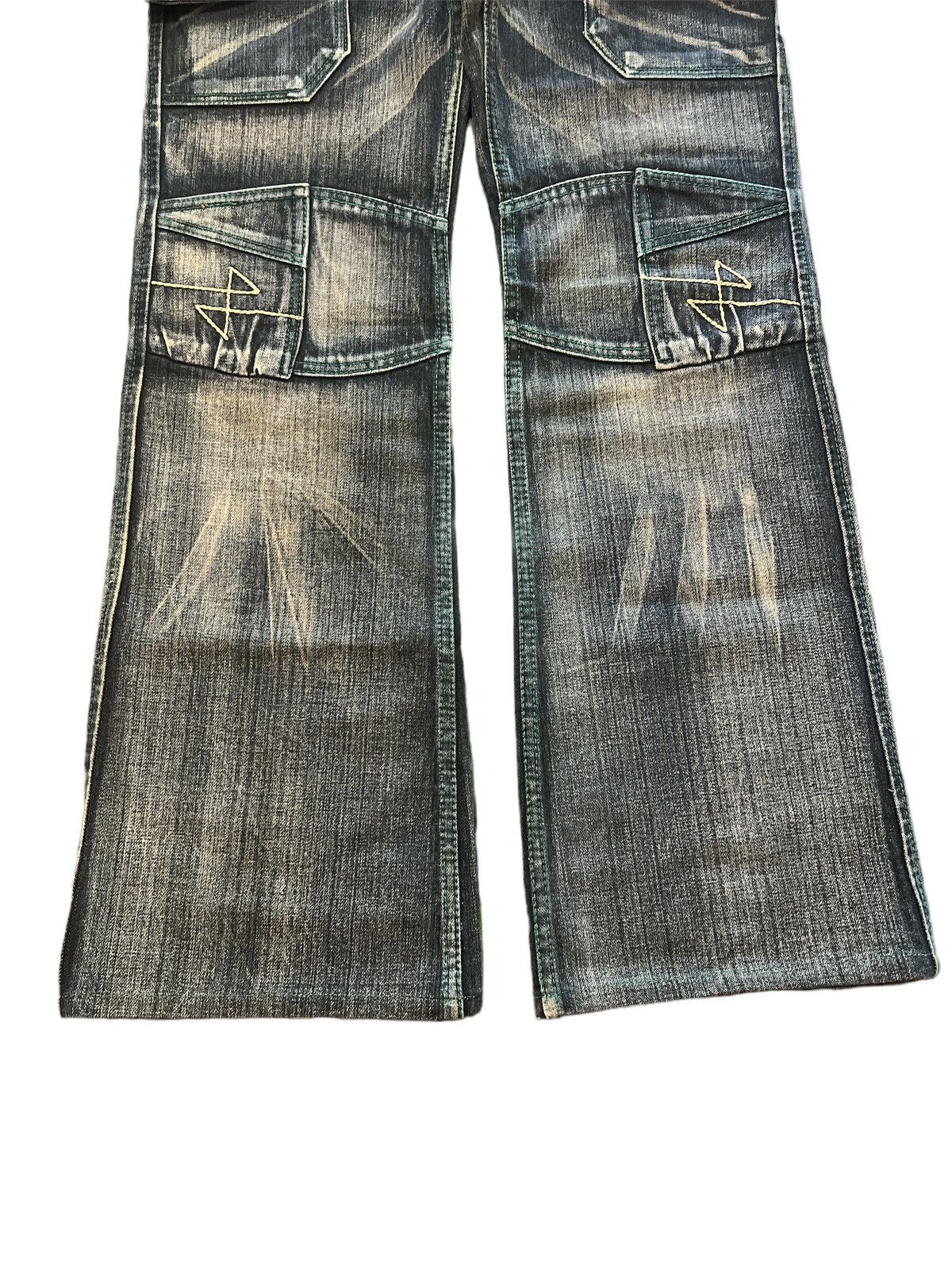 Other FLARED💥SICK‼️JEANS DE ART BUSH PANT DISTRESSED DENIM PANT Size US 30 / EU 46 - 3 Thumbnail
