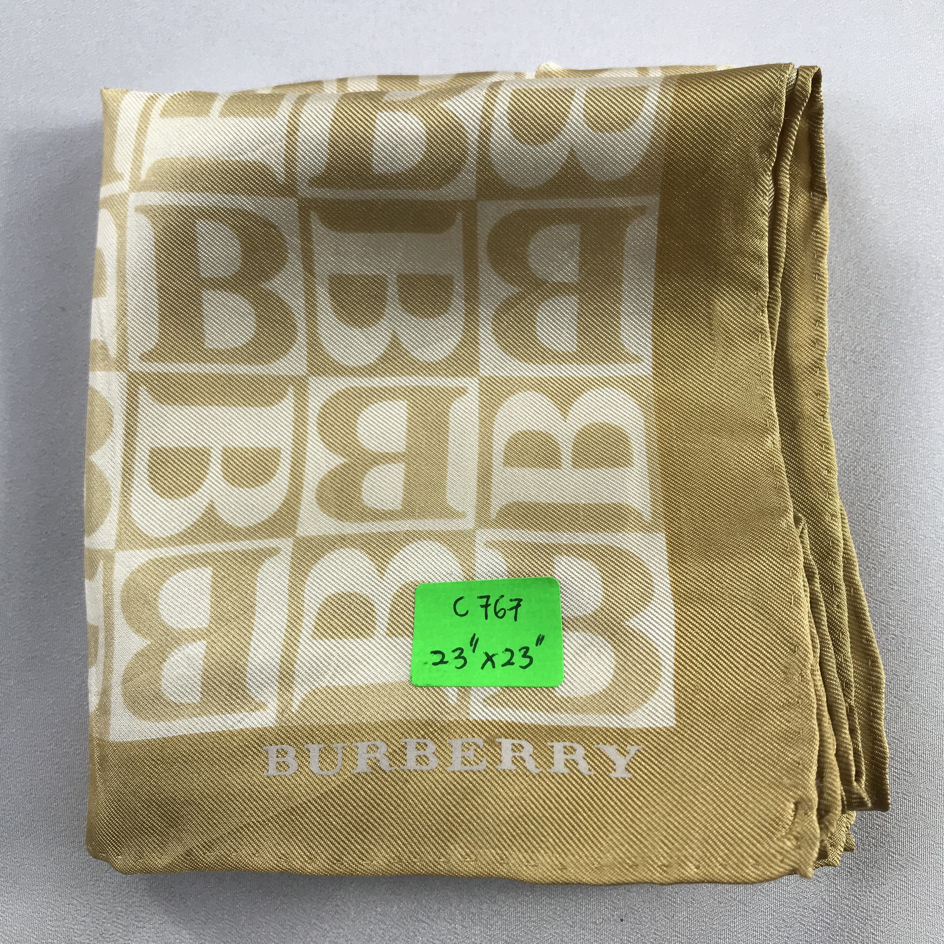 Burberry Burberry Silk Handkerchief / Bandana / Neckerchief C767 Size ONE SIZE - 5 Thumbnail
