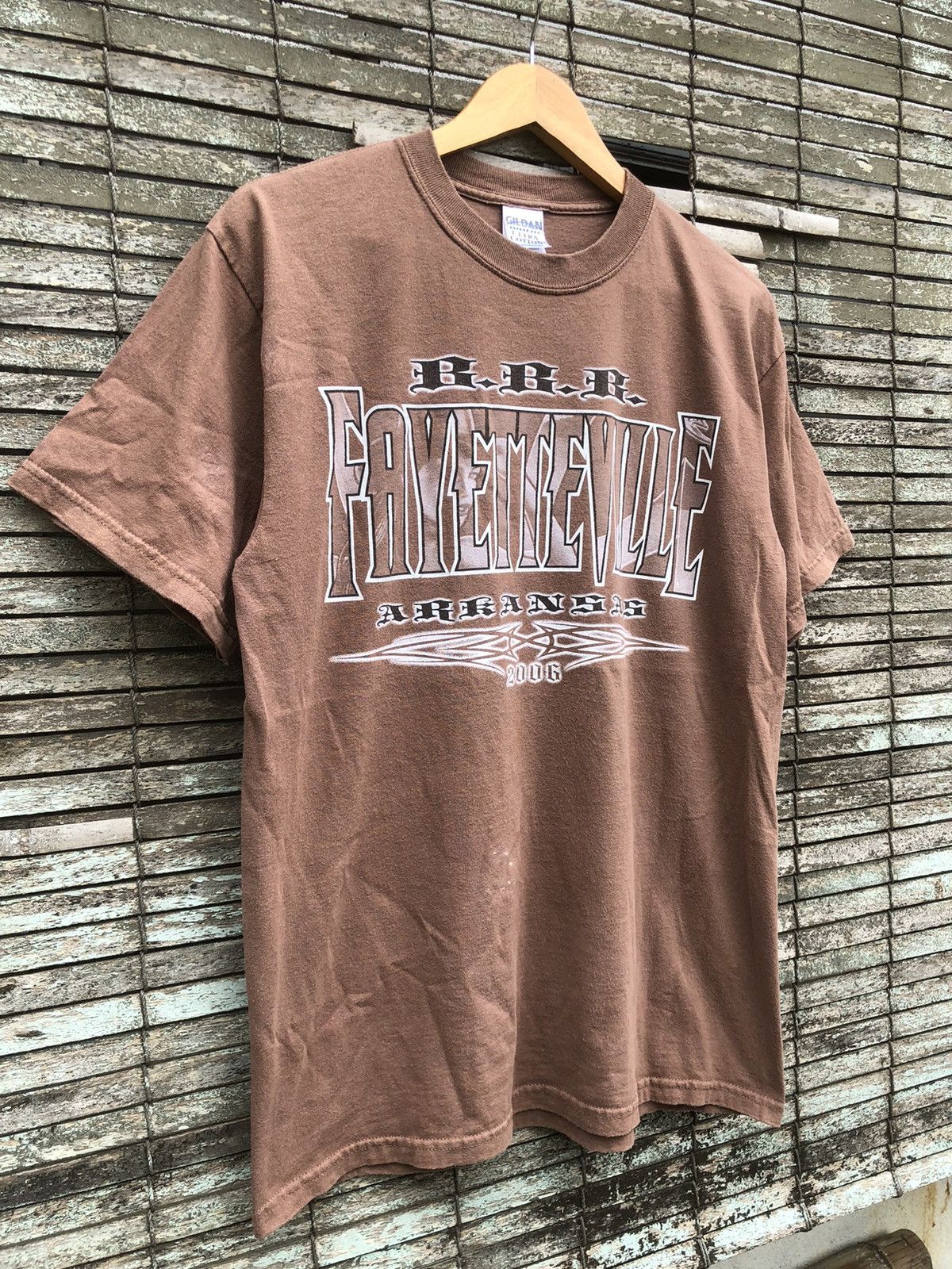 West Coast Choppers Vintage Y2K Sunfaded Fayetteville Arkansas Biker Backhit Tee Size US M / EU 48-50 / 2 - 13 Thumbnail