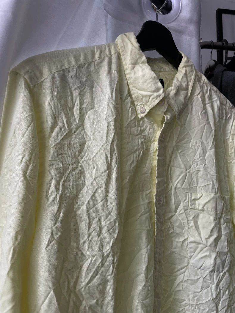 Comme des Garcons comme des garçons pleated buttons yellow shirt Size US S / EU 44-46 / 1 - 2 Thumbnail