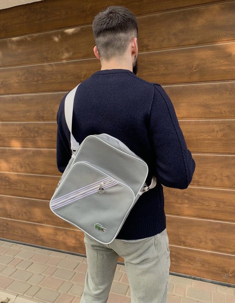 Vintage Lacoste Vintage Messenger Bag Backpack Grailed