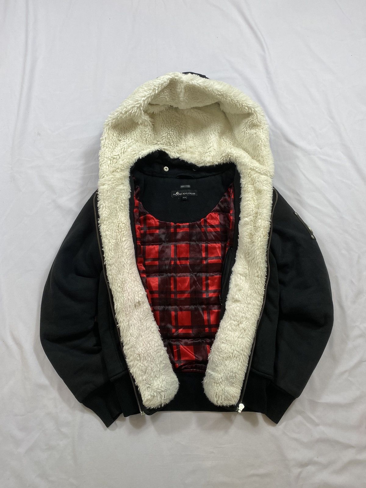 Moose Knuckles Japanese Moose Knuckles Zip Fur Hoodie ifsix lgb style Size US S / EU 44-46 / 1 - 2 Thumbnail