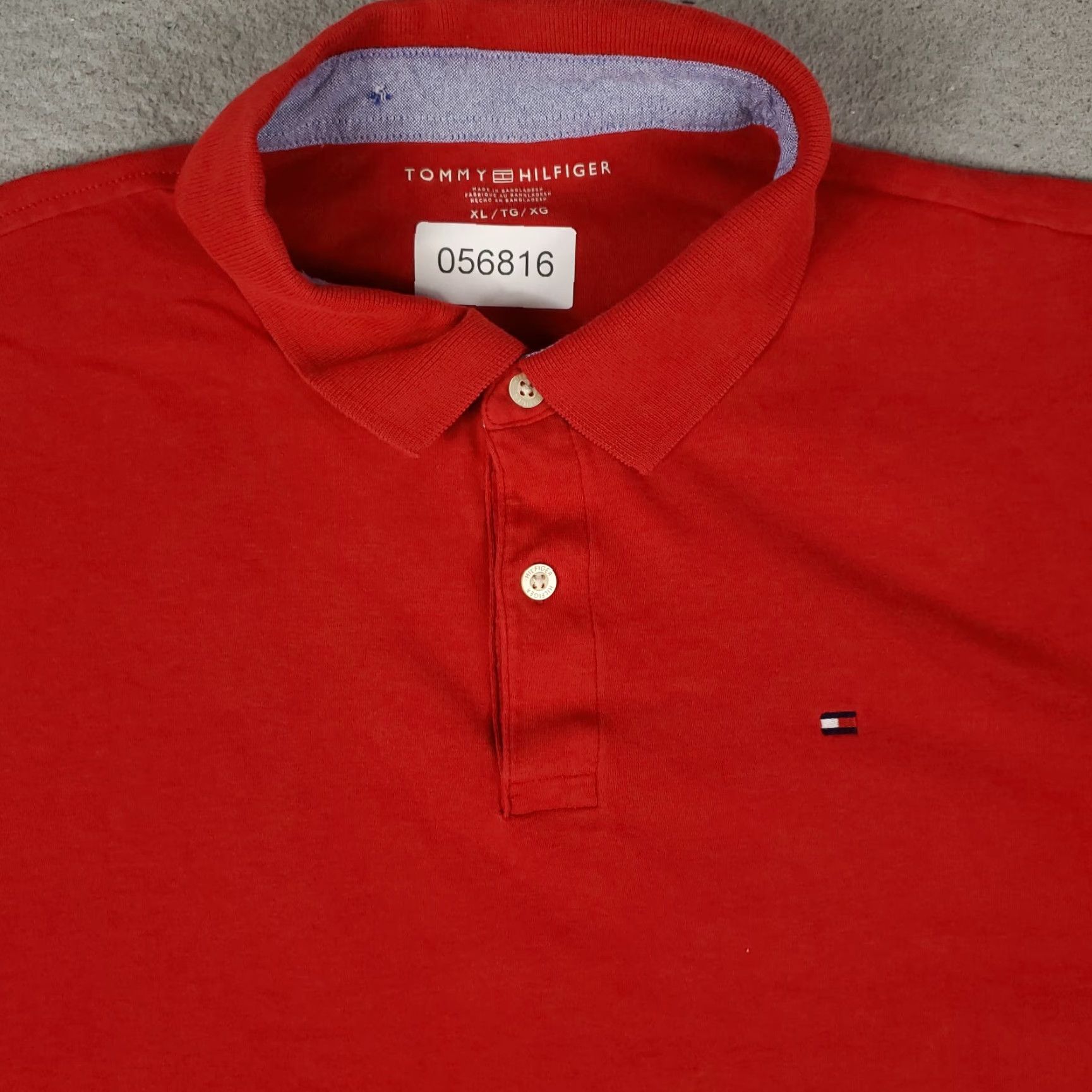 Tommy Hilfiger Tommy Hilfiger Polo Shirt Mens XL Red Short Sleeve Casual Activewear Size US XL / EU 56 / 4 - 2 Thumbnail