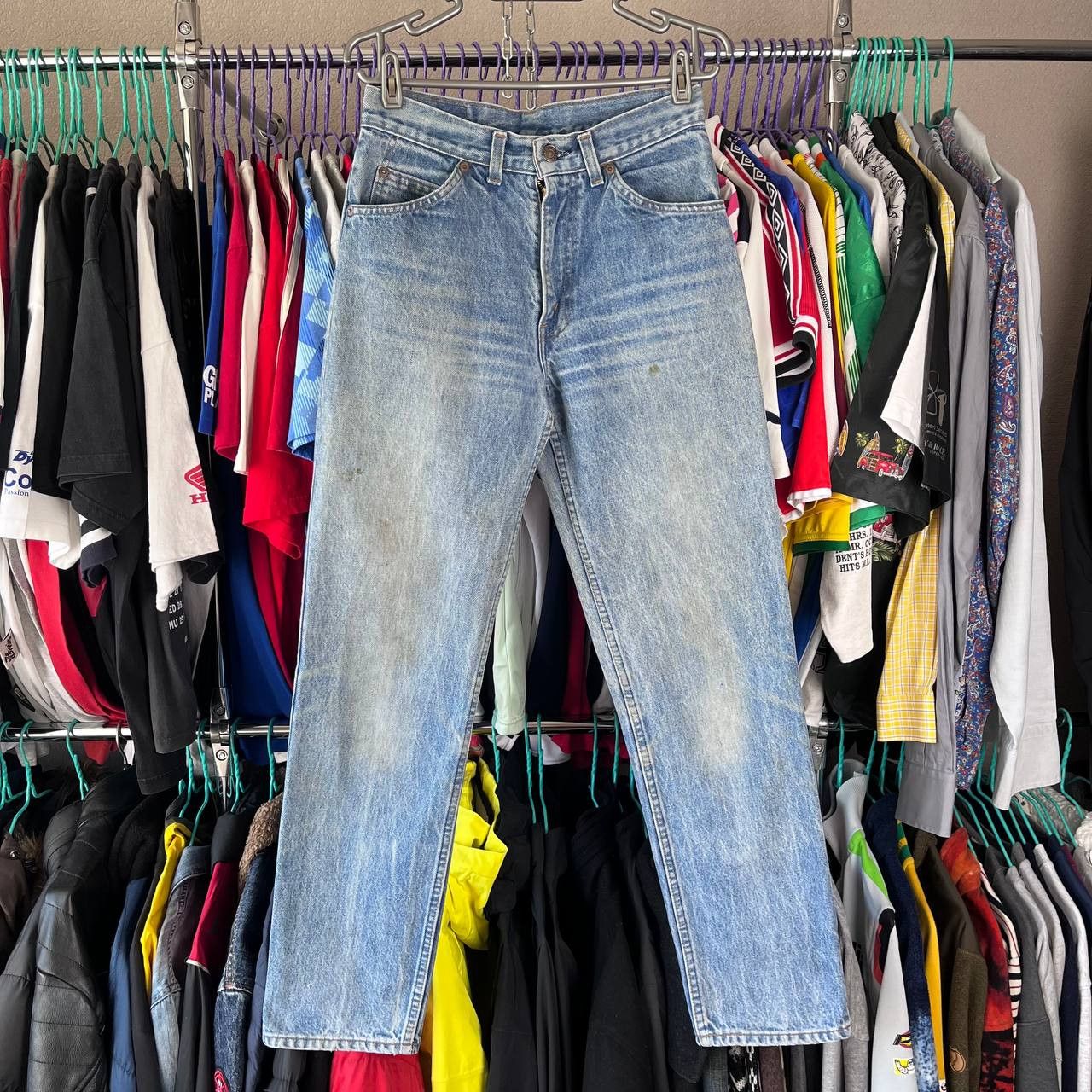 Levi's Vintage 70s Levis 628 Orange Tab Blue Denim Pants Size US 30 / EU 46 - 6 Thumbnail