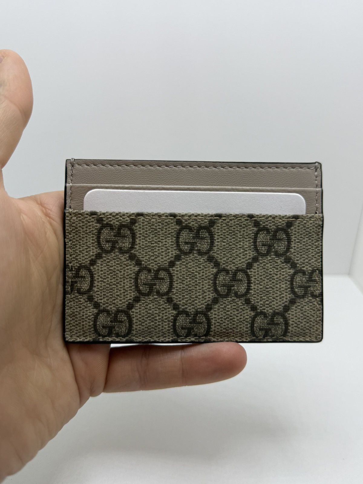 Gucci Gucci card holder ophidia gray Size ONE SIZE - 1 Thumbnail