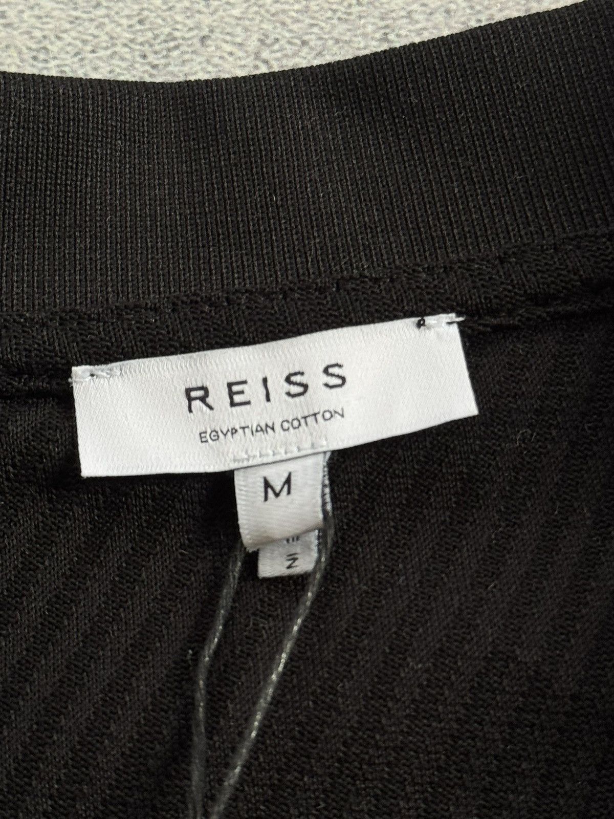 Reiss NEW Reiss M/size Chester LS textured polo long sleeve jumper Size US M / EU 48-50 / 2 - 4 Thumbnail