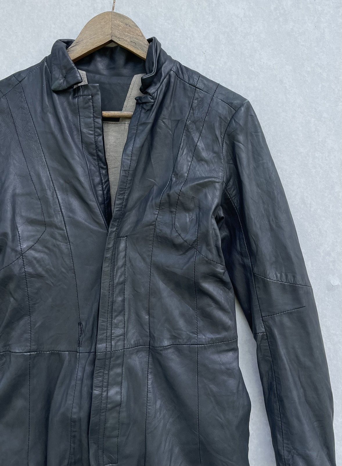 If Six Was Nine × Japanese Brand × KMRii 🔥VINTAGE HOCQUY SHEEP LEATHER COAT/JACKET Size US S / EU 44-46 / 1 - 8 Thumbnail