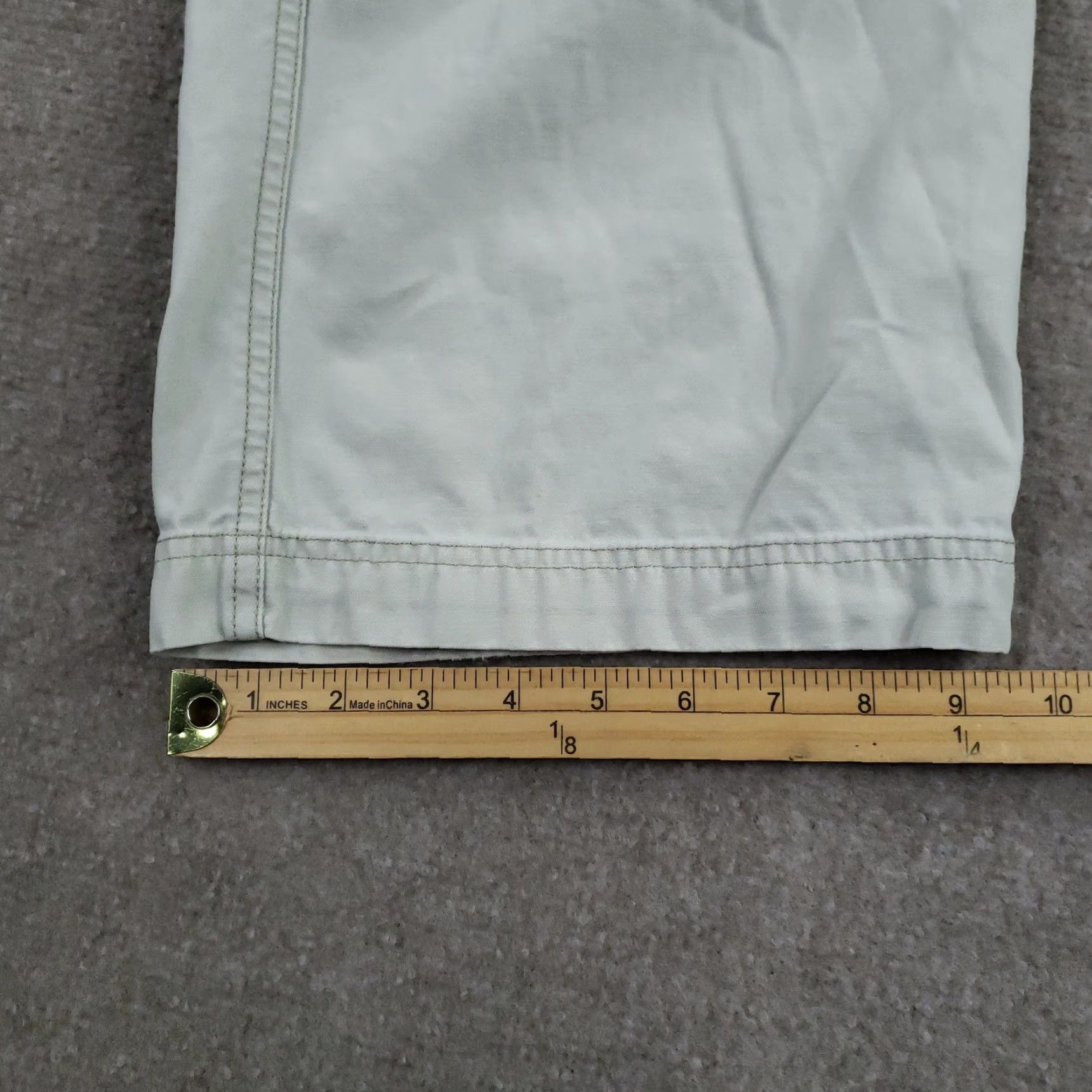 Old Navy VINTAGE Old Navy Pants Cargo 36x34 Mens Regular Gray Convertible 00's Zipper Pockets Slim Straight Mens Size US 36 / EU 52 - 5 Thumbnail