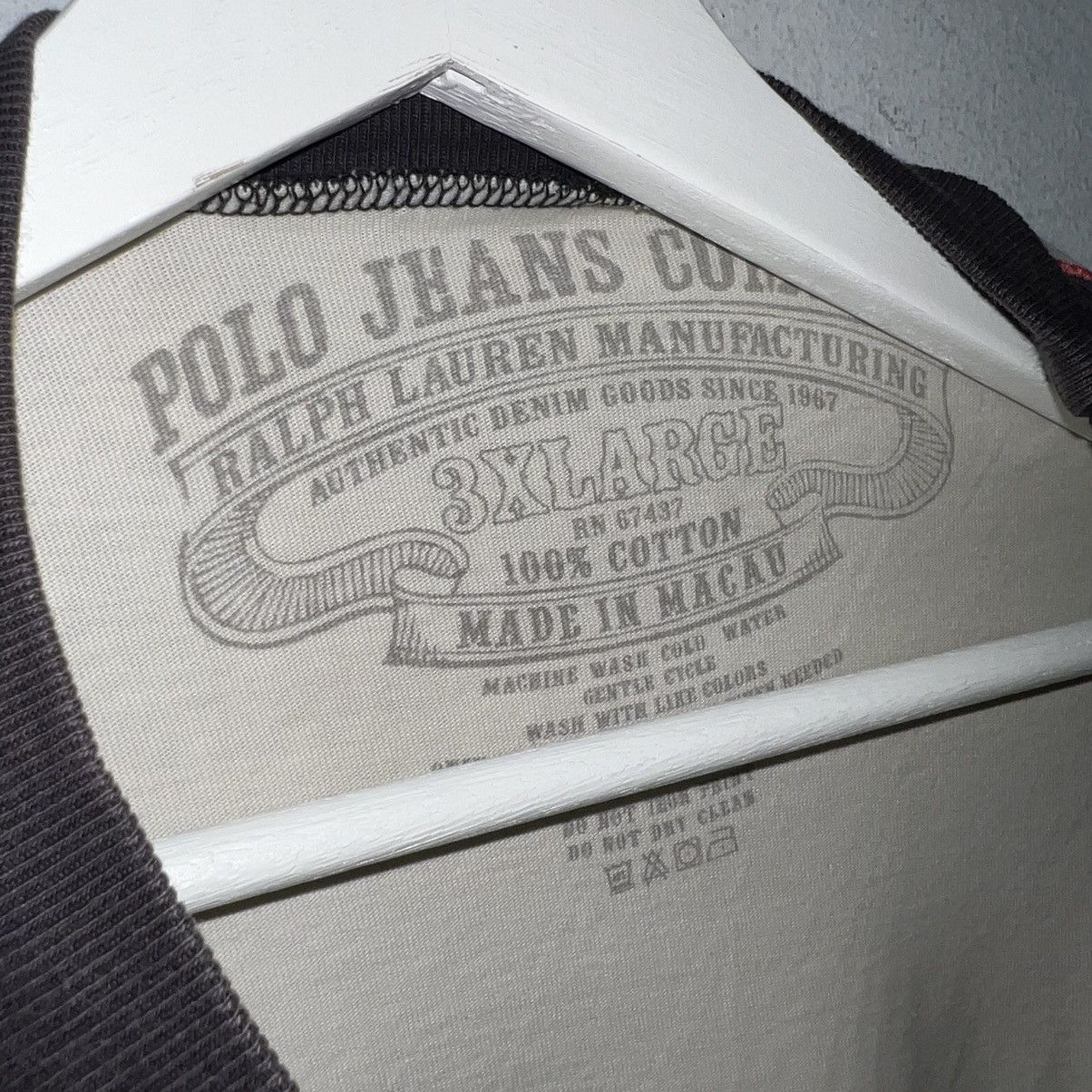 Ralph Lauren XXXL Vintage Polo Jeans Ralph Lauren Raglan T-Shirt Size US XXL / EU 58 / 5 - 5 Thumbnail