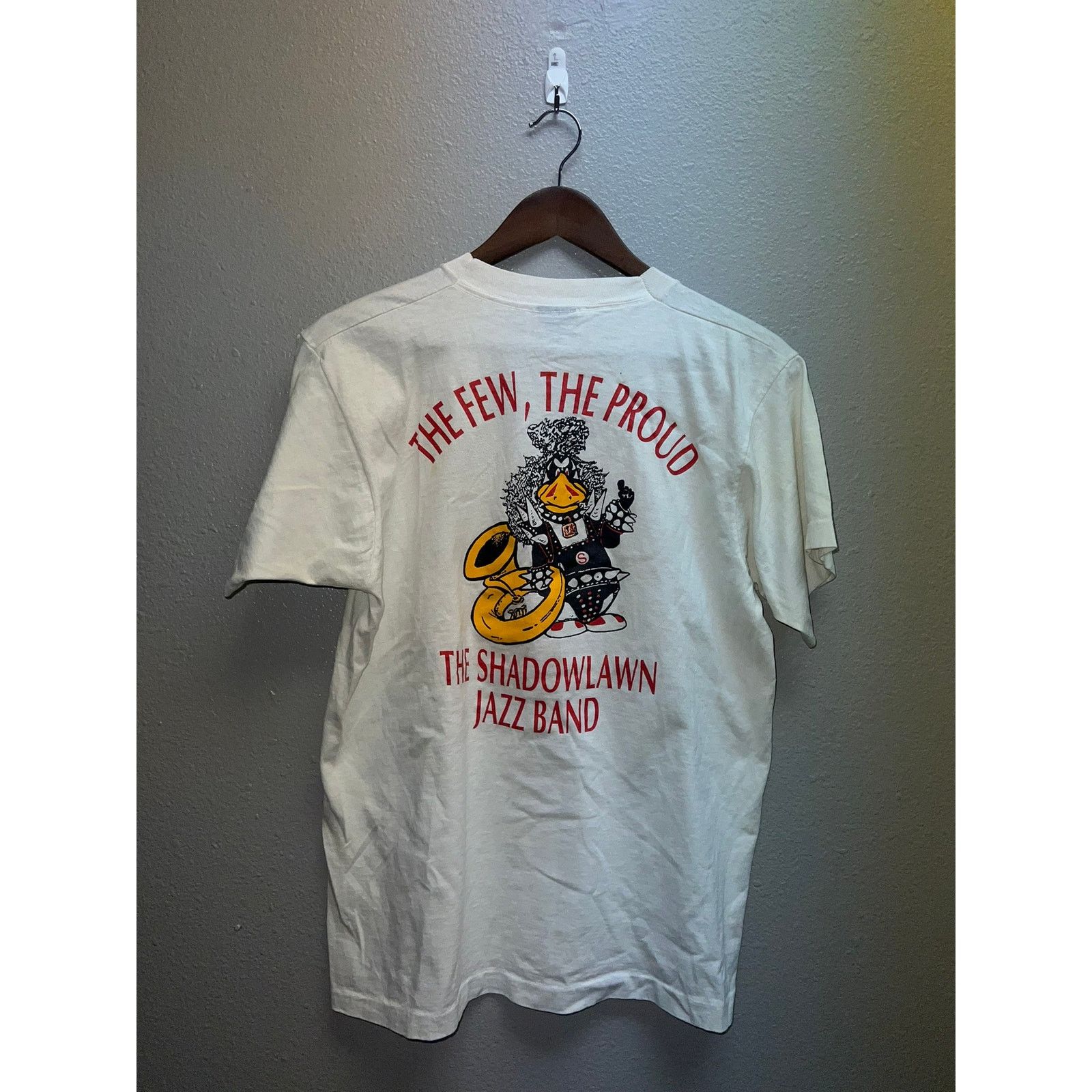 Vintage Vintage Shadowlawn Shirt Jazz Band Tee Graphic Music White M Size US M / EU 48-50 / 2 - 6 Thumbnail