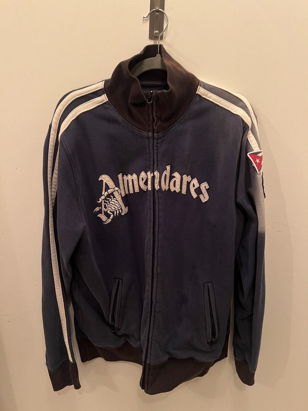 Affliction × Vintage Affliction Style Stripe Sleeve Collared Jacket Size US L / EU 52-54 / 3 - 2 Thumbnail