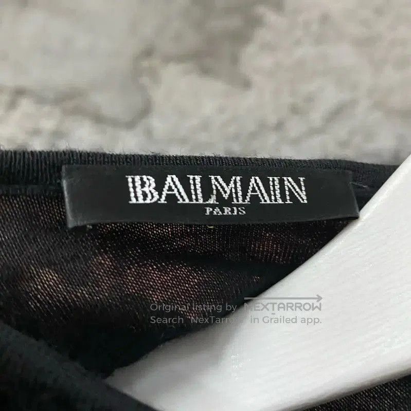 Balmain Balmain Black Wool Long Sleeve Top for Women . Size XXS / US 00 / IT 34 - 5 Thumbnail