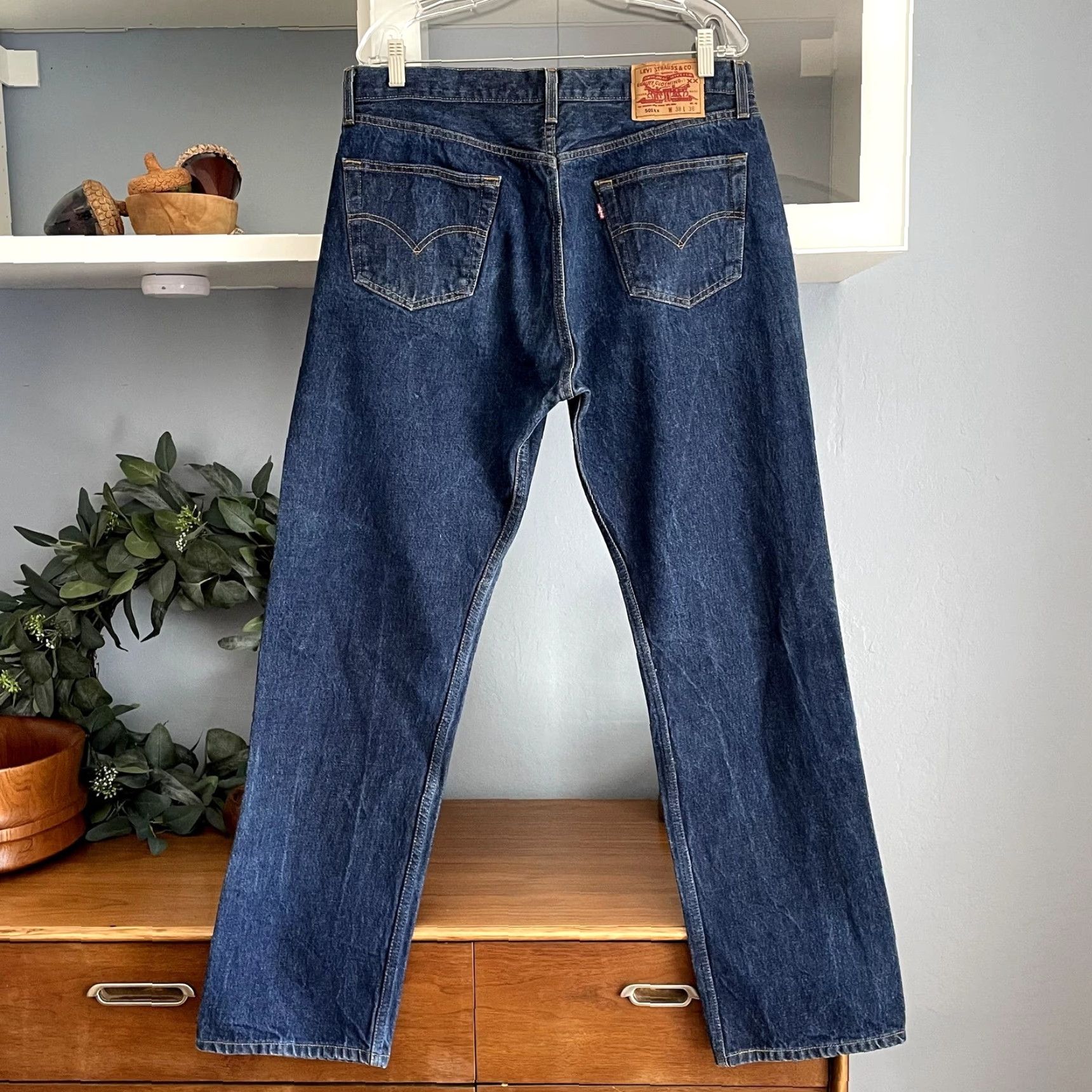 Levi's VINTAGE Levi's 501xx Button Fly Red Tab Jeans W 34 x 32 Size US 34 / EU 50 - 2 Thumbnail