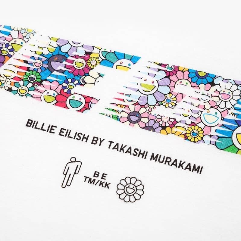 Billie Eilish × Takashi Murakami × Uniqlo Billie Eilish x Takashi Murakami Uniqlo 'Flowers' Tee Size L / US 10 / IT 46 - 1 Thumbnail