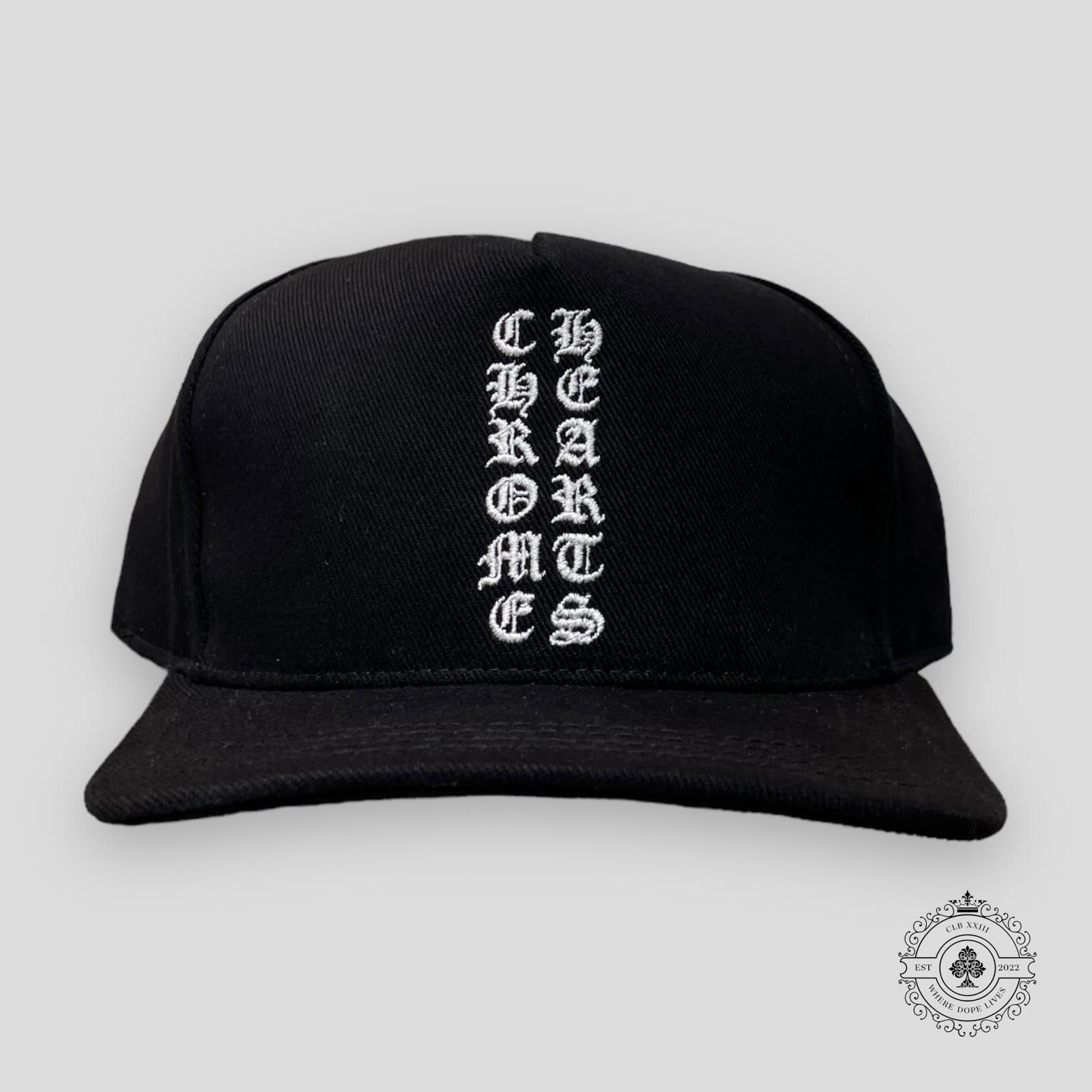 Chrome Hearts Chrome Hearts Vertical Logo Denim Hat Size ONE SIZE - 1 Thumbnail