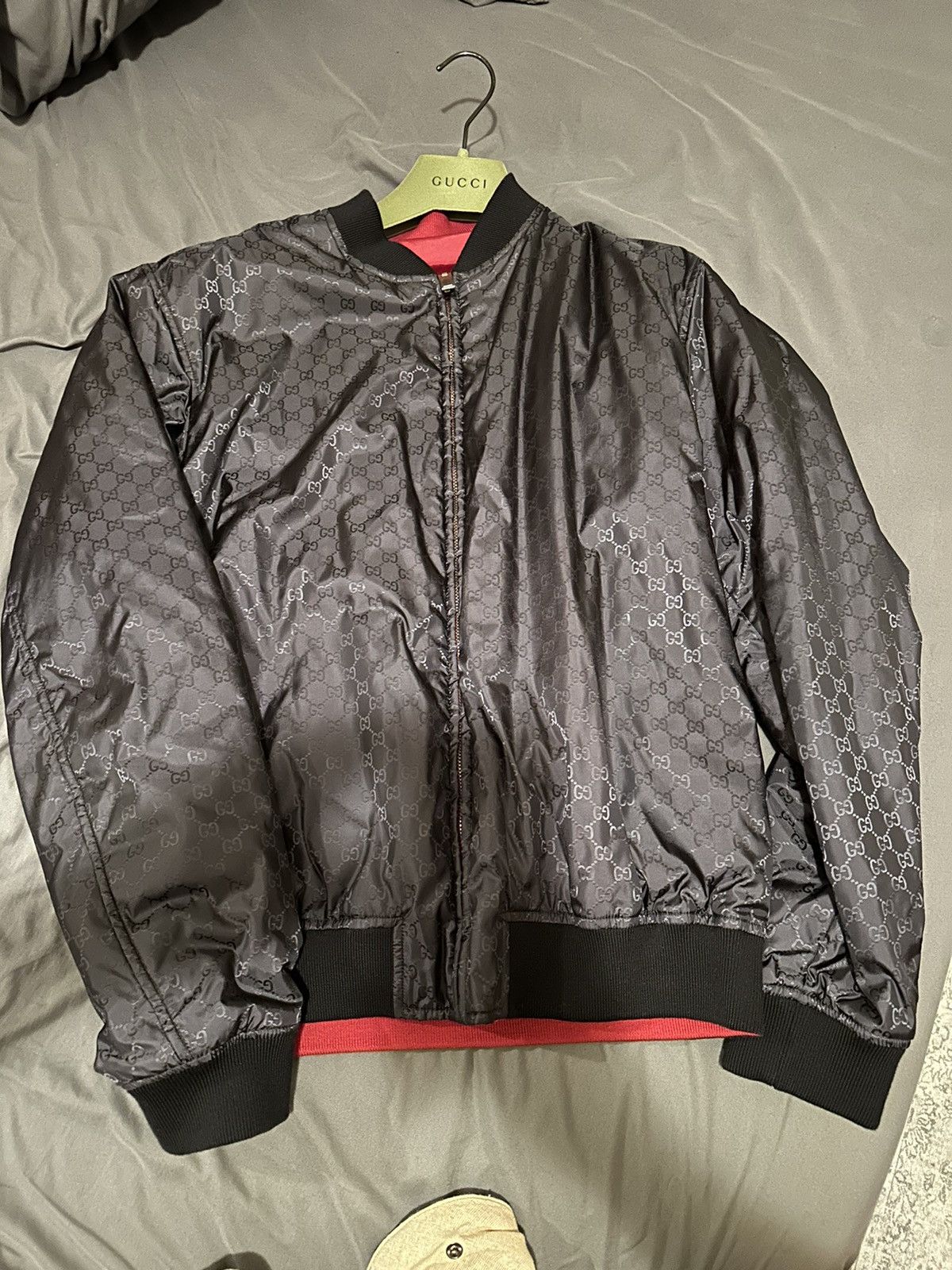 Gucci Gucci REVERSIBLE GG NYLON BOMBER JACKET 50 IT Medium-Large Size US M / EU 48-50 / 2 - 5 Thumbnail