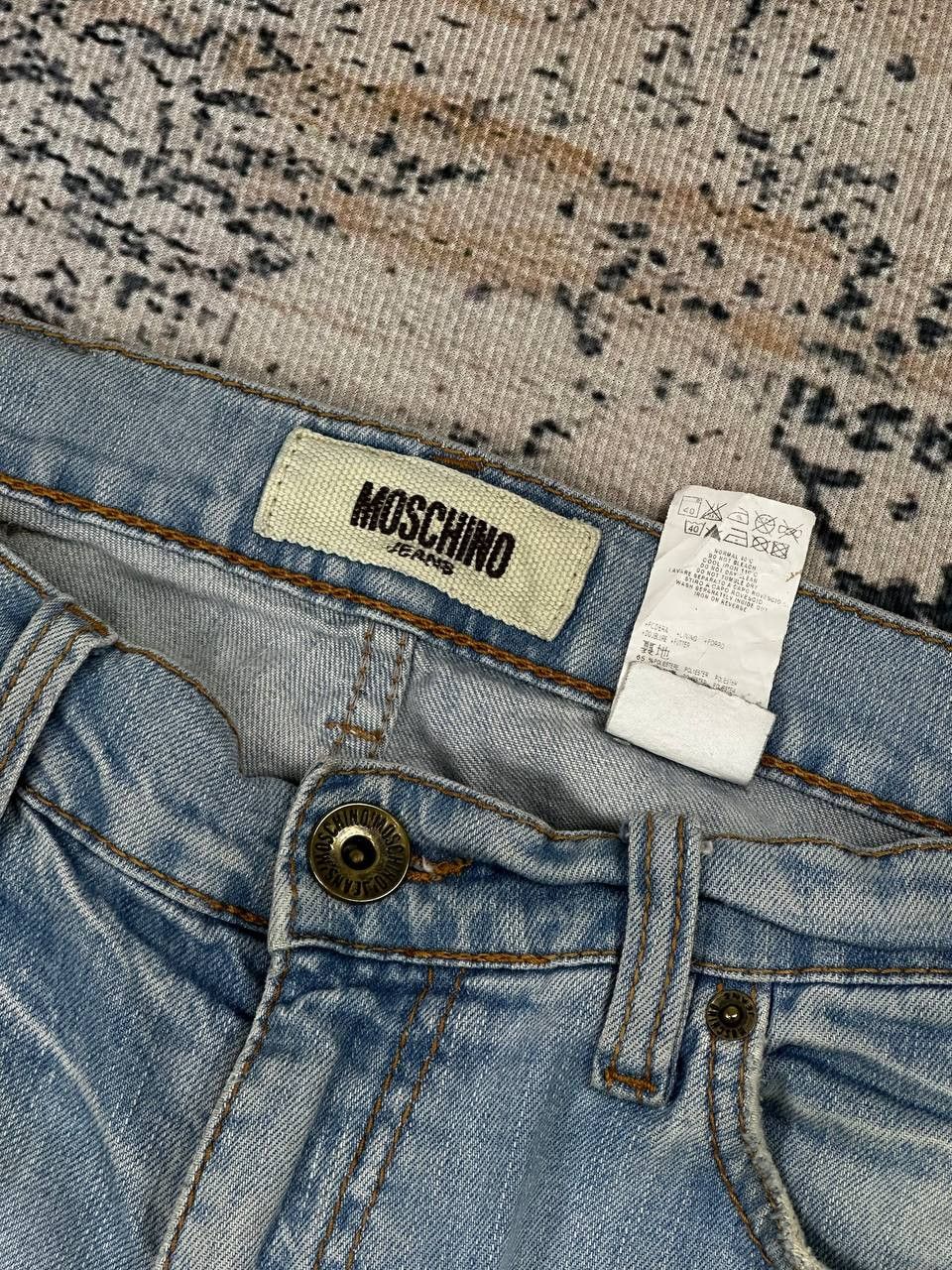 Moschino × Vintage Vintage Love Moschino Jeans Distressed Denim Pants 00s Size US 32 / EU 48 - 8 Thumbnail