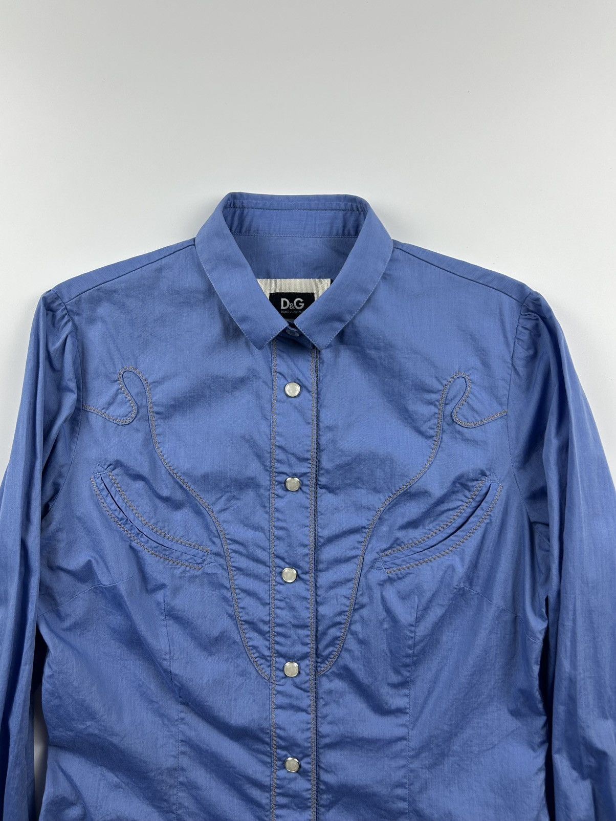 Dolce & Gabbana Dolce and Gabbana Western Shirt Size XS / US 0-2 / IT 36-38 - 2 Thumbnail
