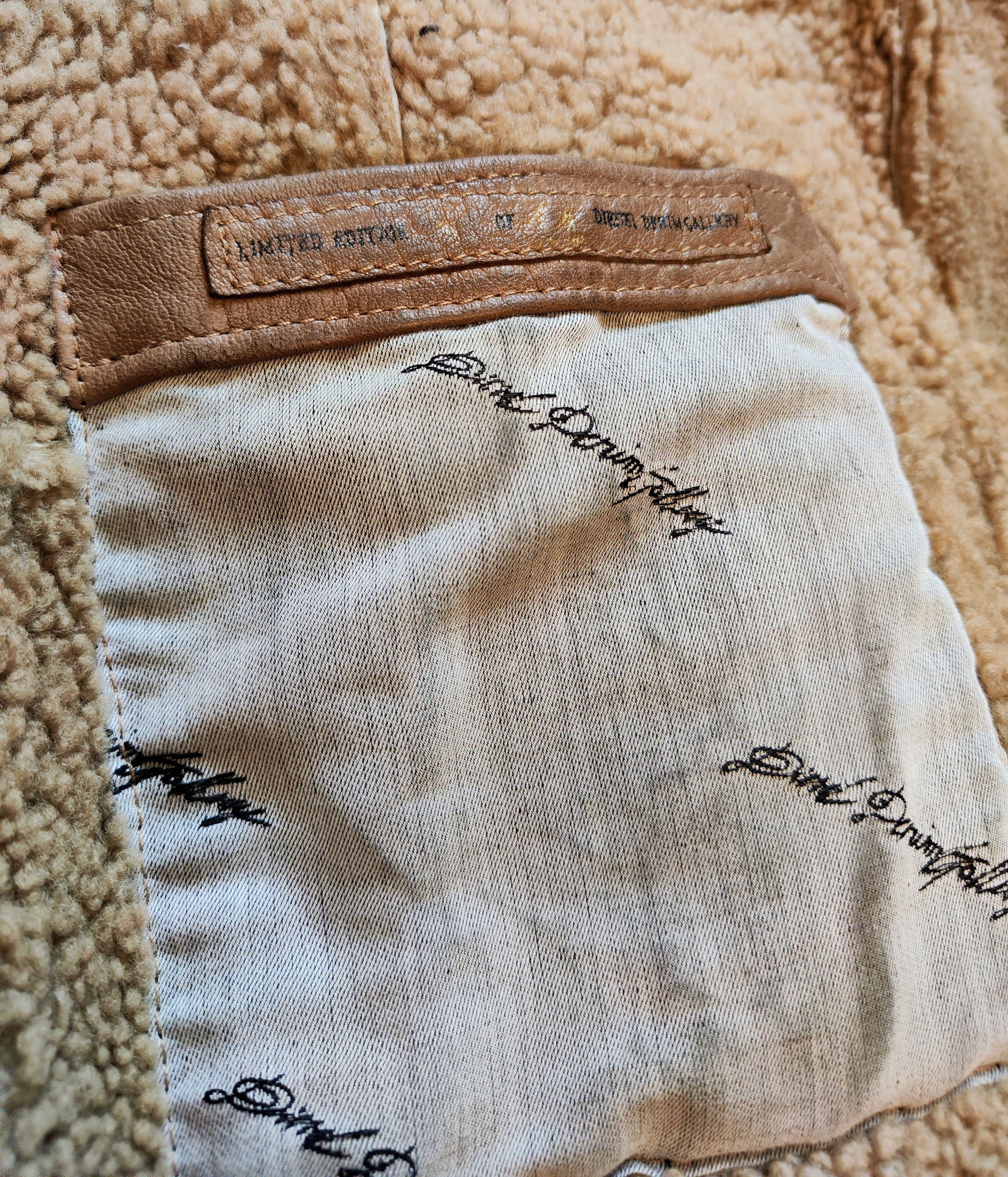 Diesel Shearling coat.Like Vetements or Balenciaga coats. Size US L / EU 52-54 / 3 - 6 Thumbnail